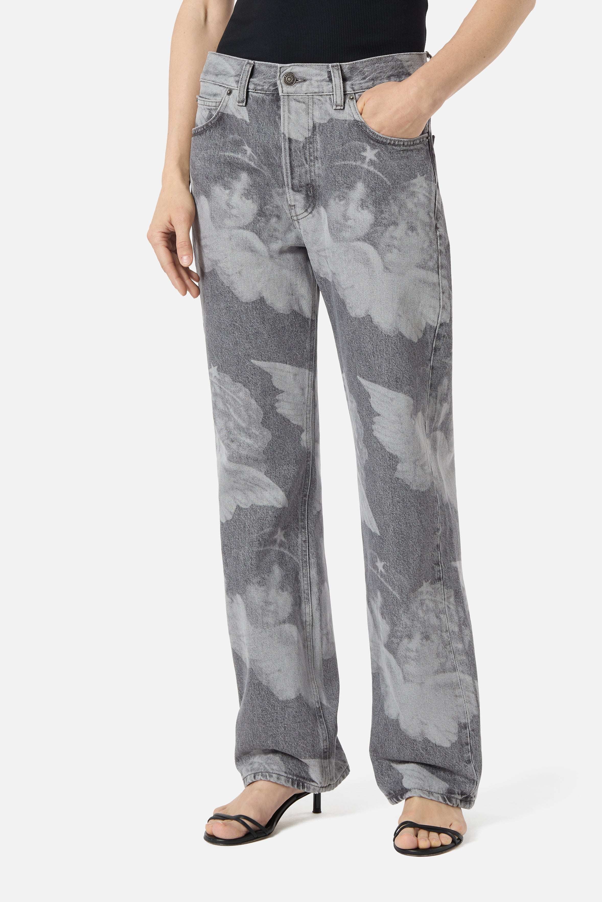 Angels Straight Fit Jeans Grey - Image 3