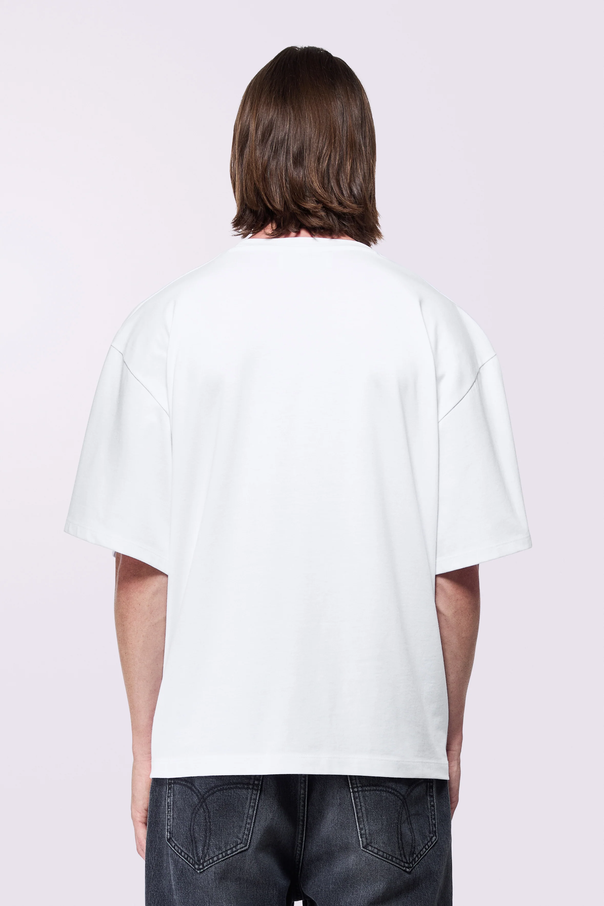 Lipstick Patch T-Shirt White - Image 3
