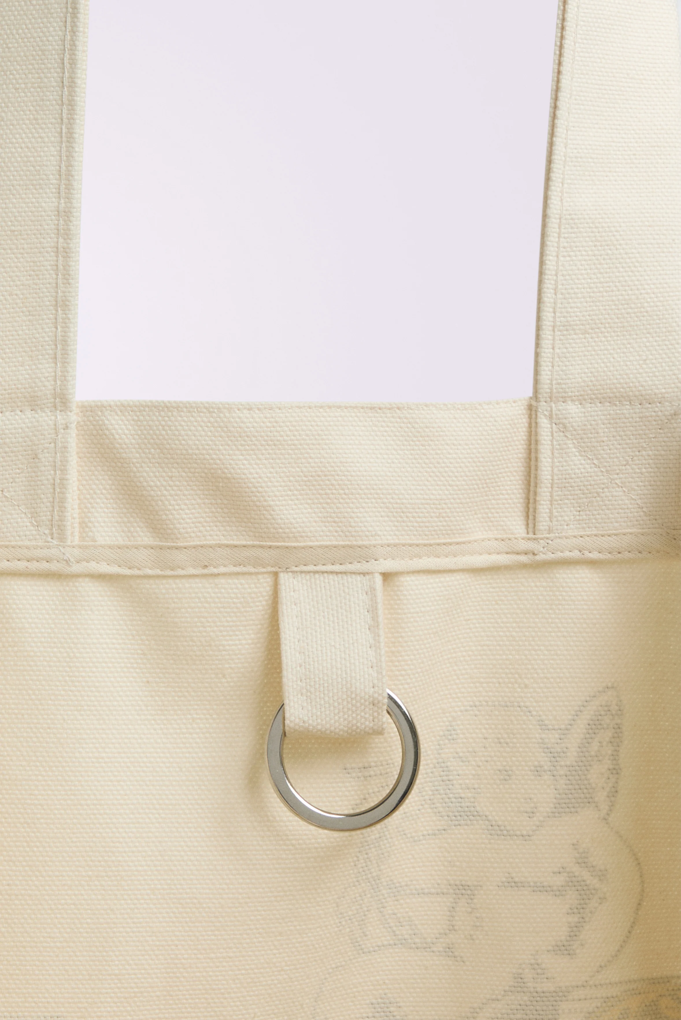 Rococo Logo Tote Bag Off White - Image 4