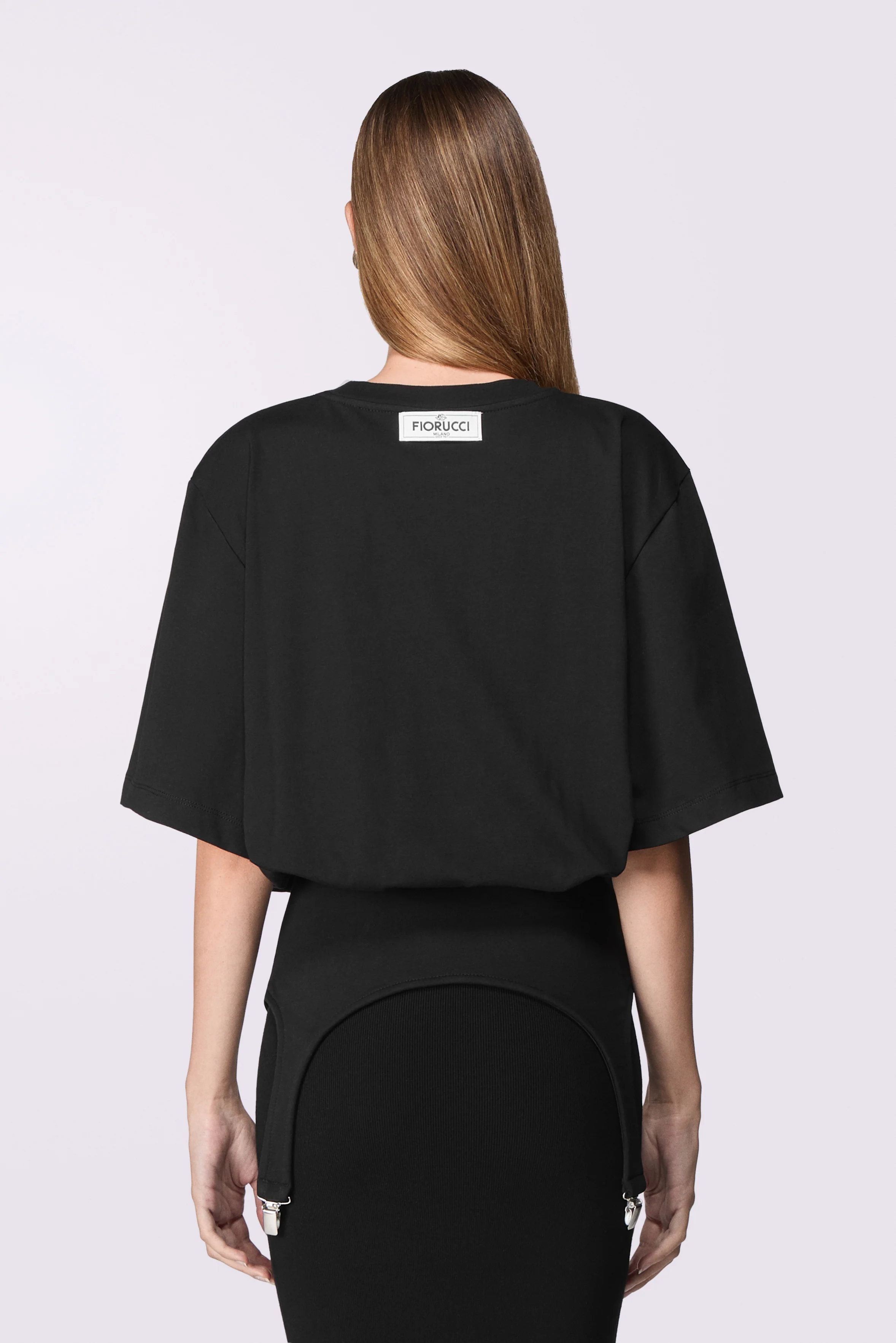 Suspender Belt T-Shirt Black - Image 3