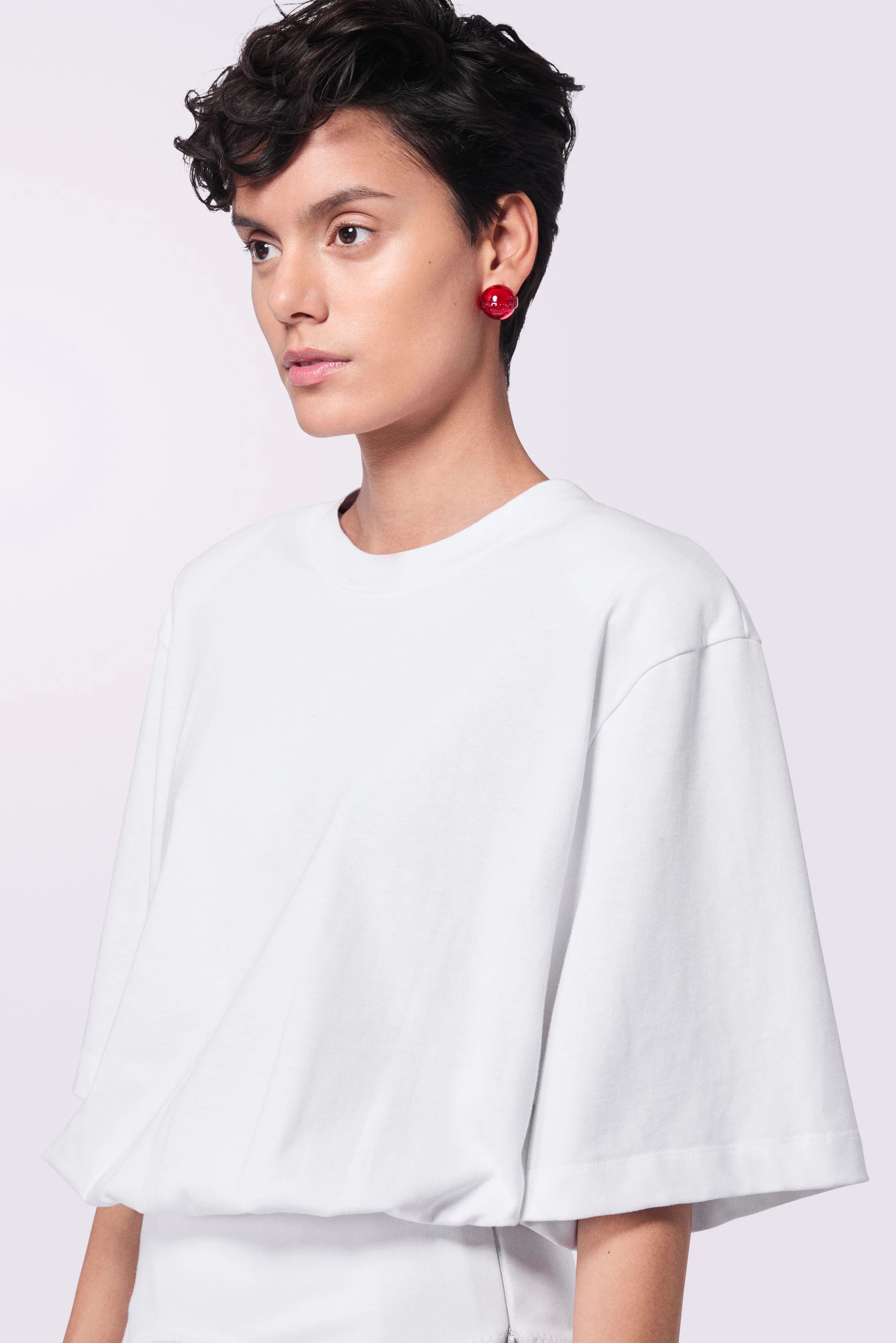 Suspender Belt T-Shirt White - Image 4