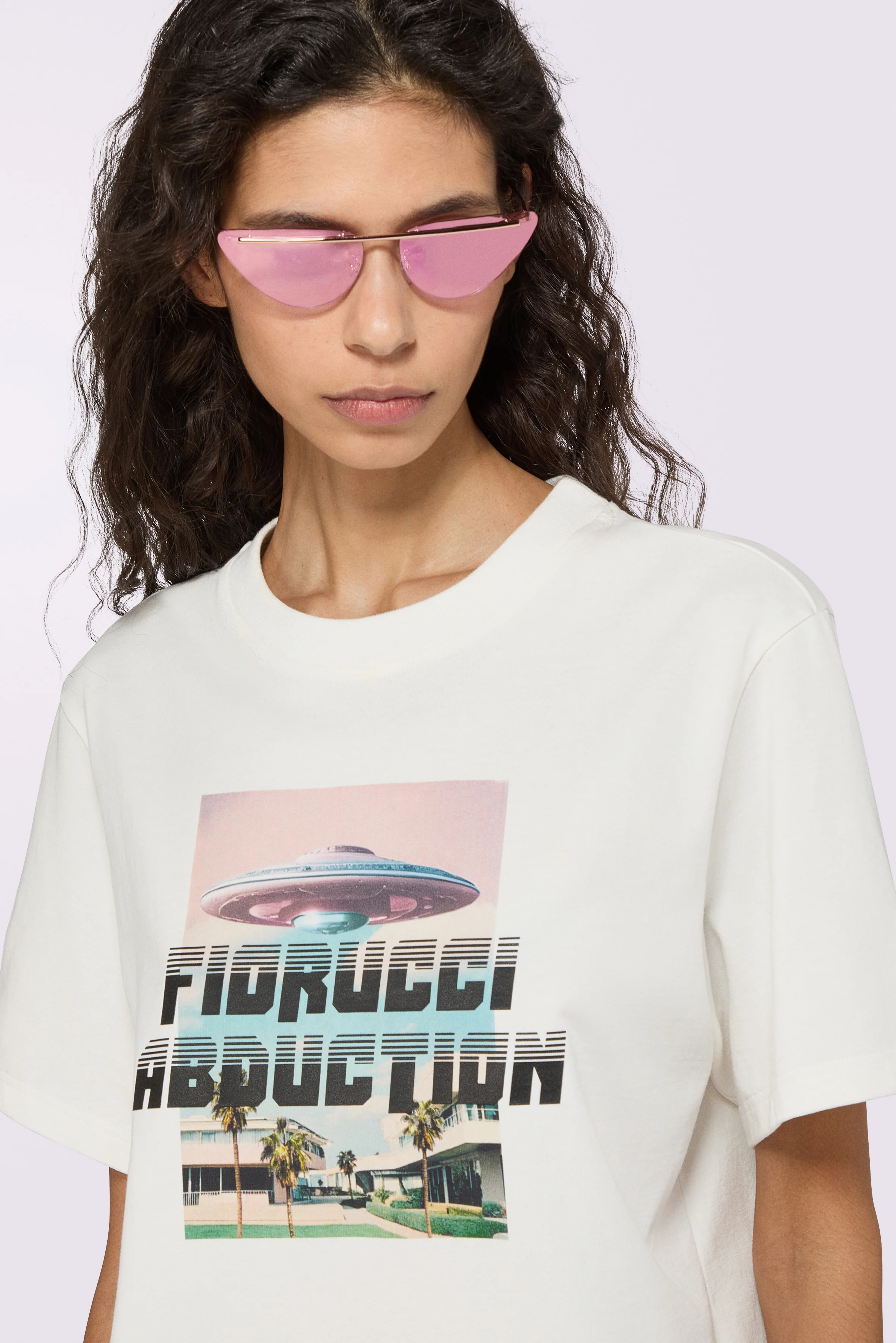 Abduction Regular T-Shirt Cream - Image 4