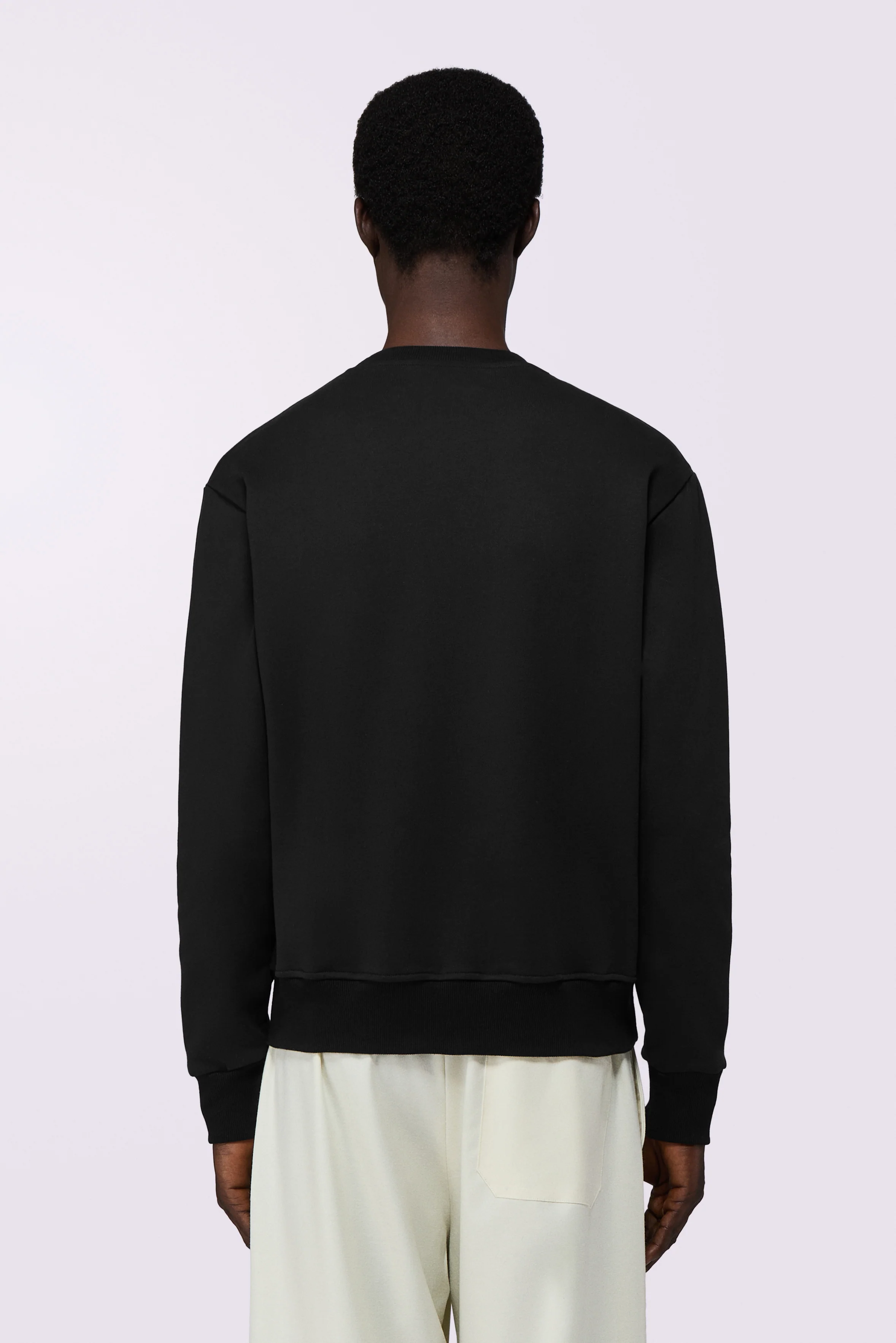 Fish Eye Logo Patch Regular Sweatshirt Black - Image 3
