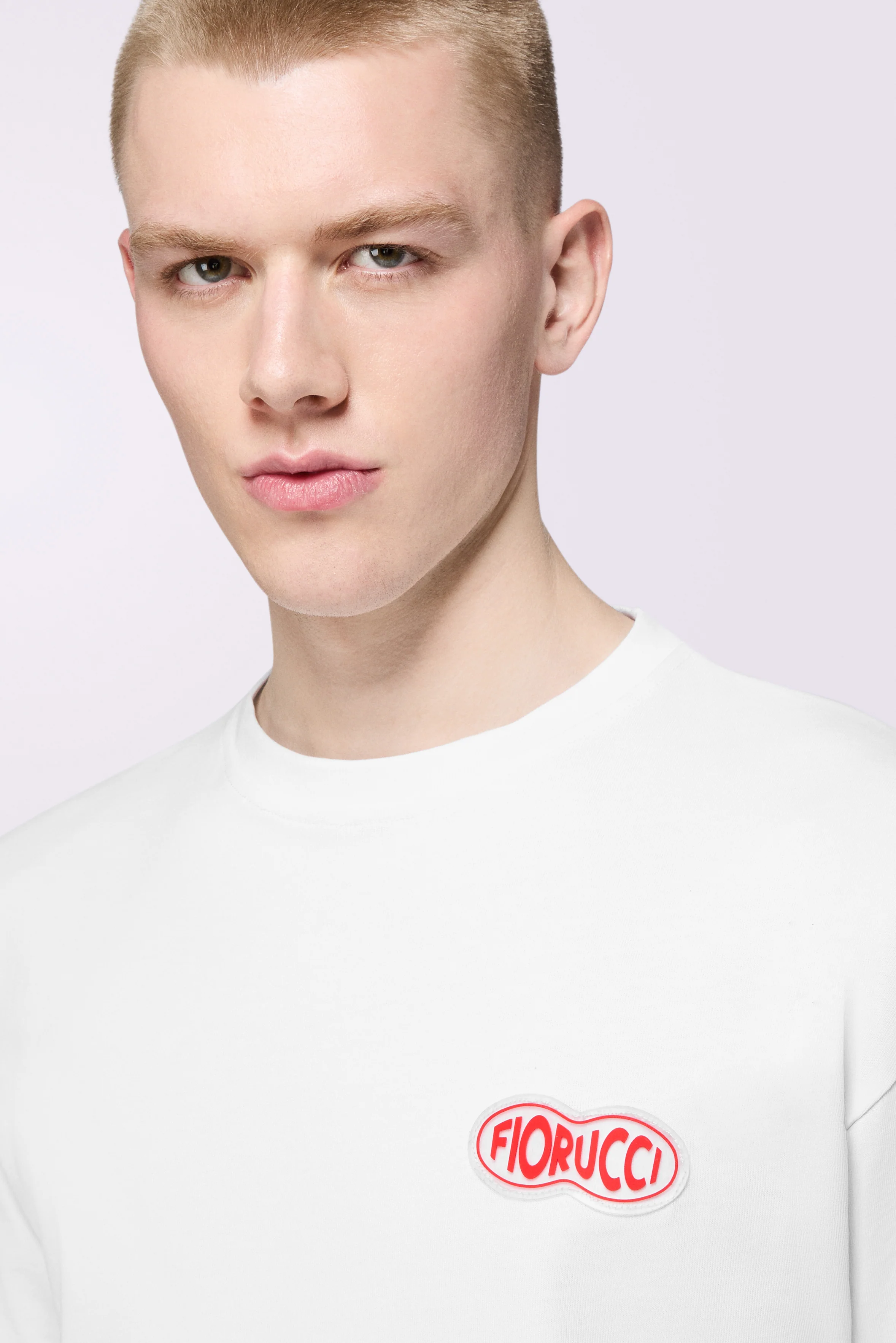 Fish Eye Logo Relaxed T-Shirt White - Image 4