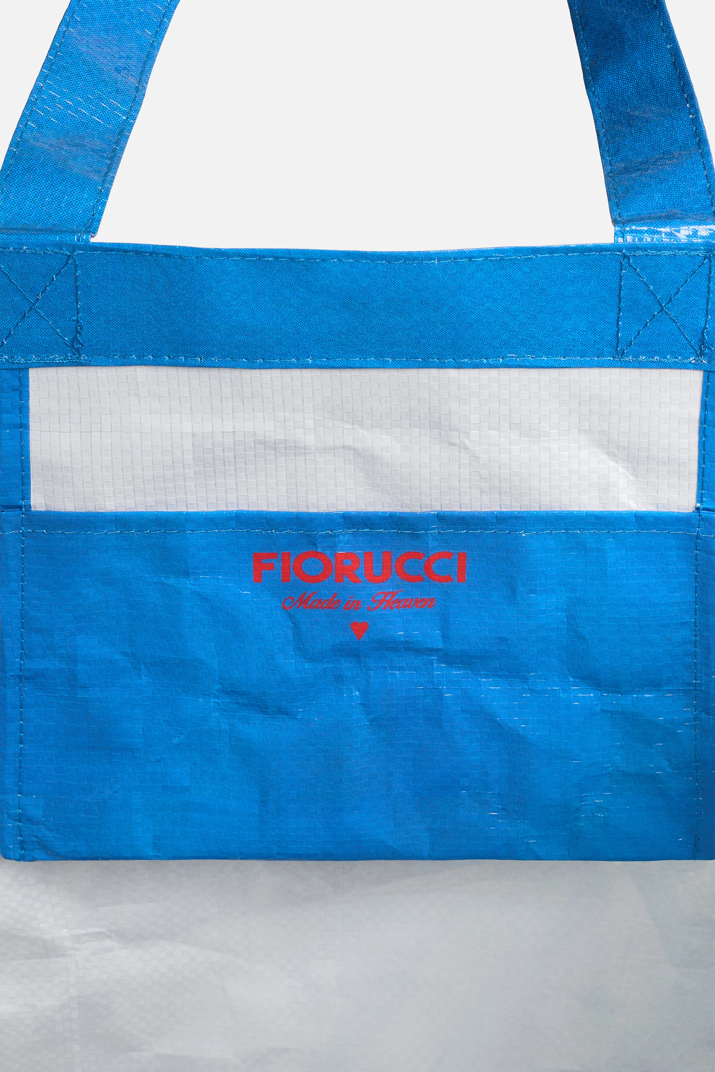 Portofino Postcard Maxi Tote Bag Blue - Image 5