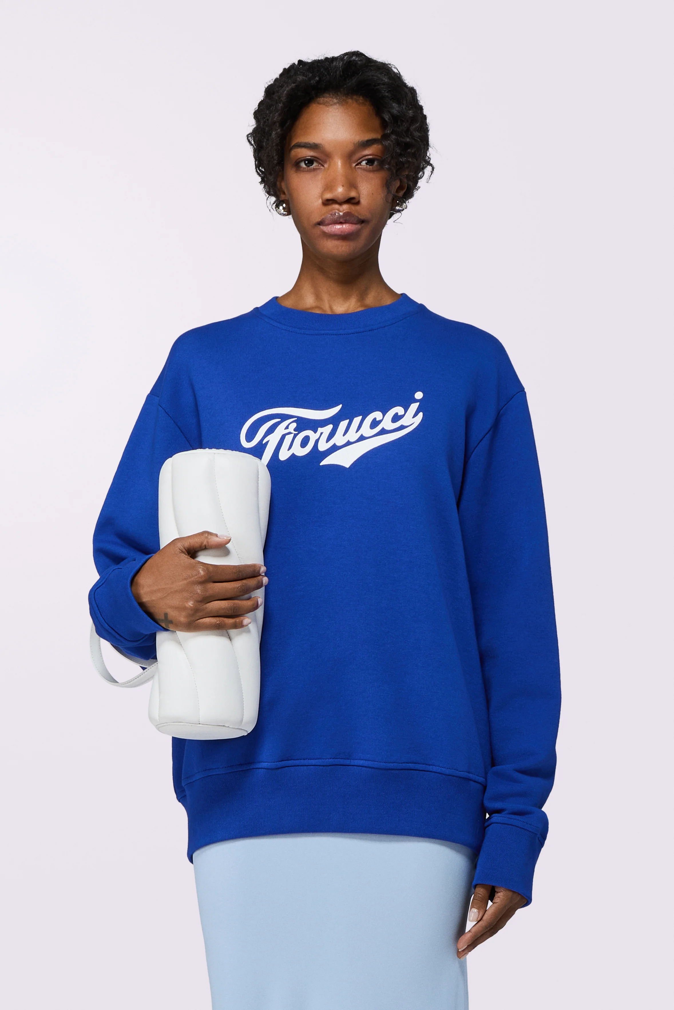 Varsity Logo Regular Sweatshirt Blue - Image 2