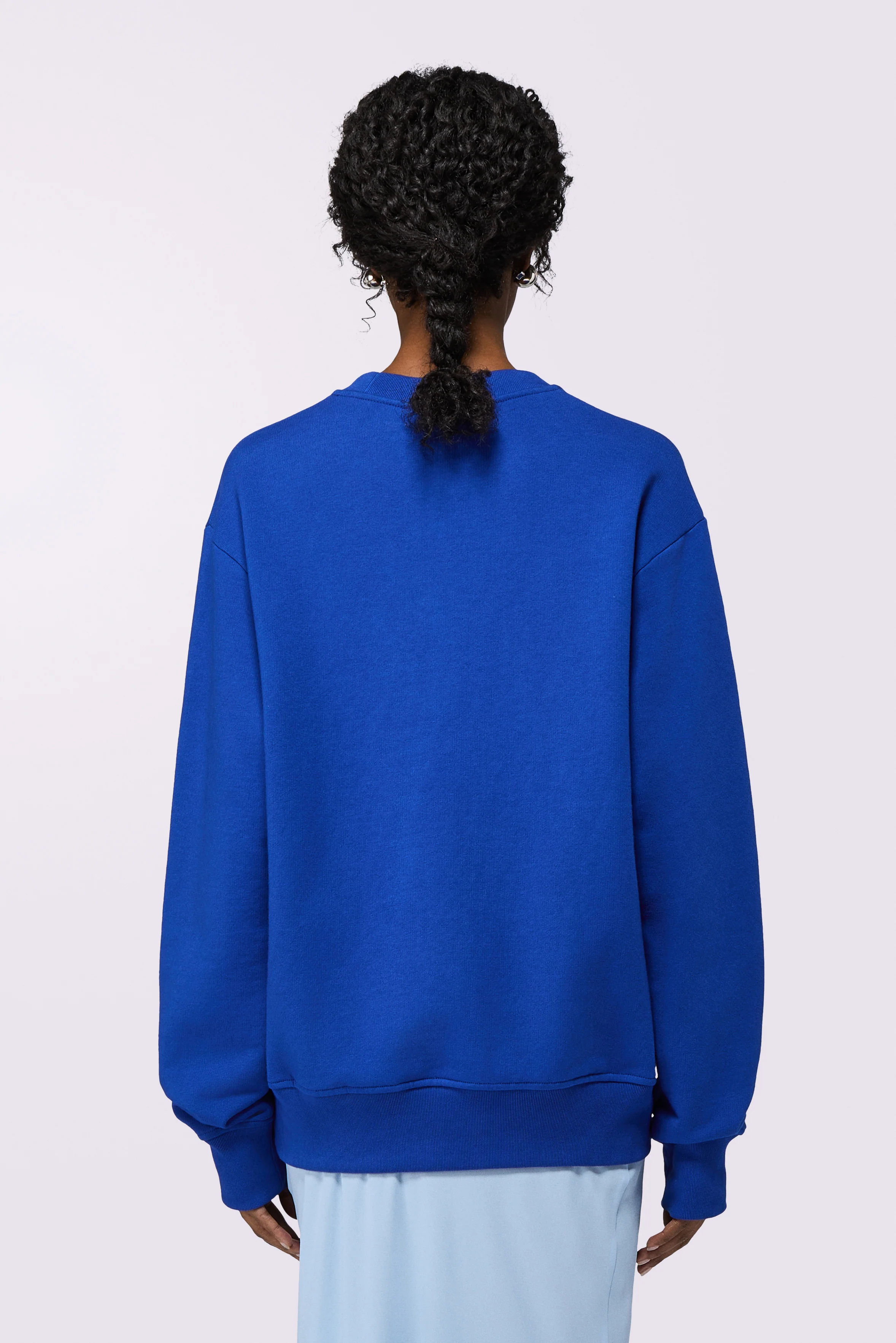 Varsity Logo Regular Sweatshirt Blue - Image 3
