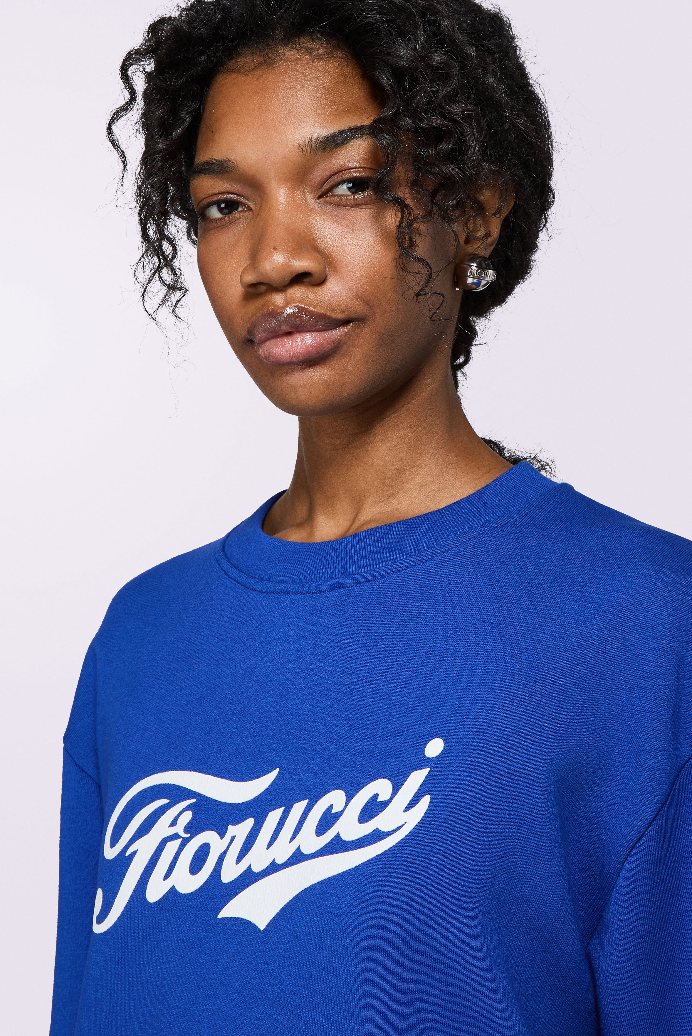 Varsity Logo Regular Sweatshirt Blue - Image 4