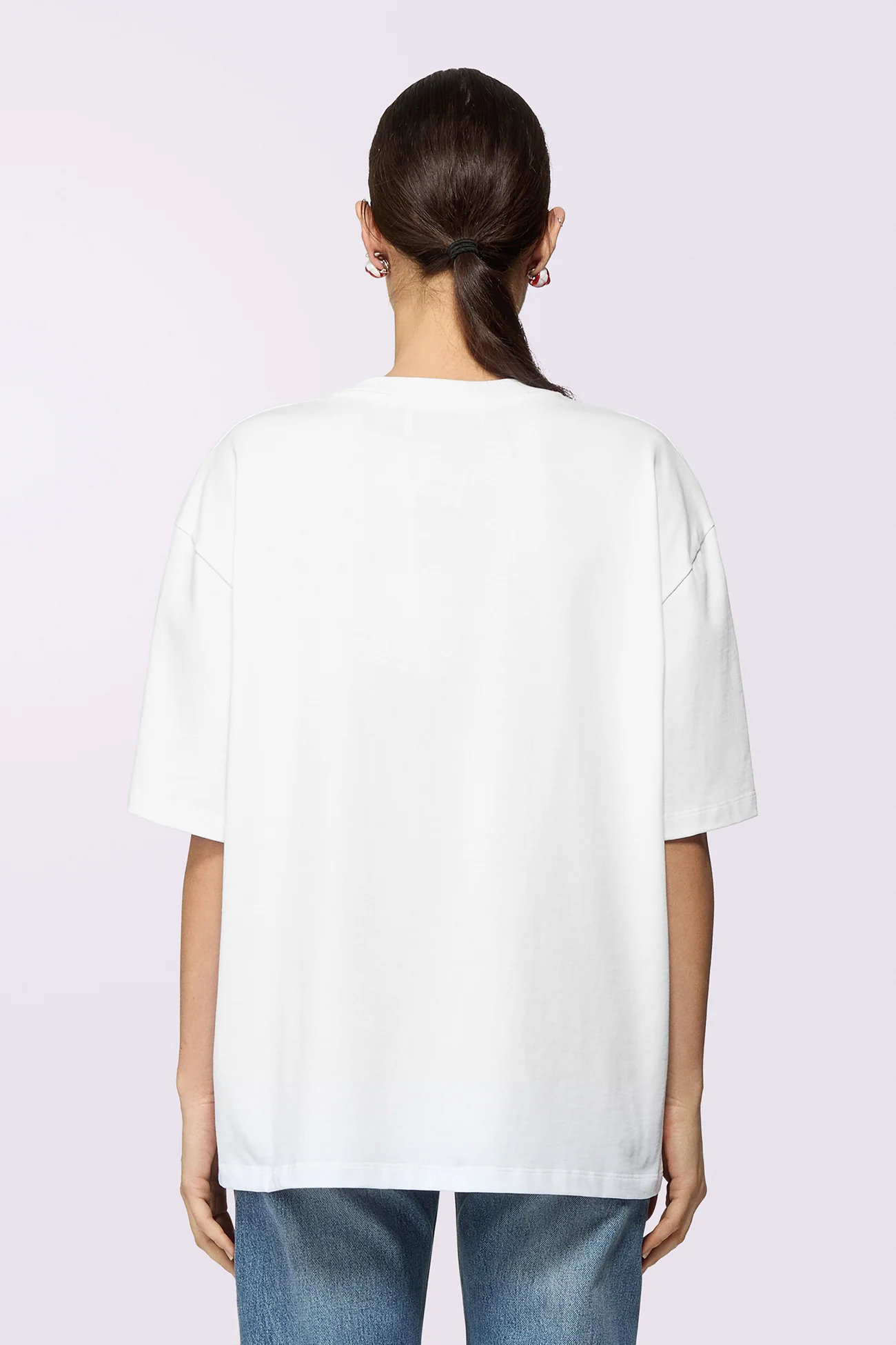 Cash and Carry Relaxed T-Shirt White - Image 3