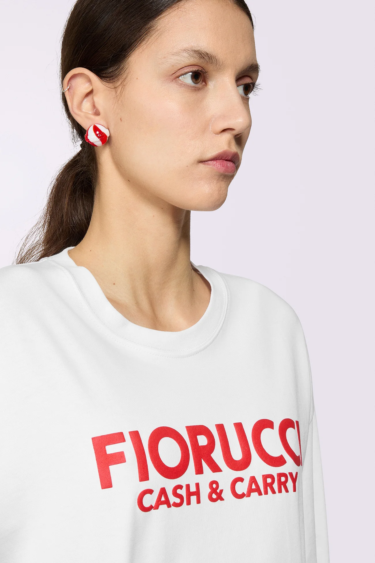 Cash and Carry Relaxed T-Shirt White - Image 4