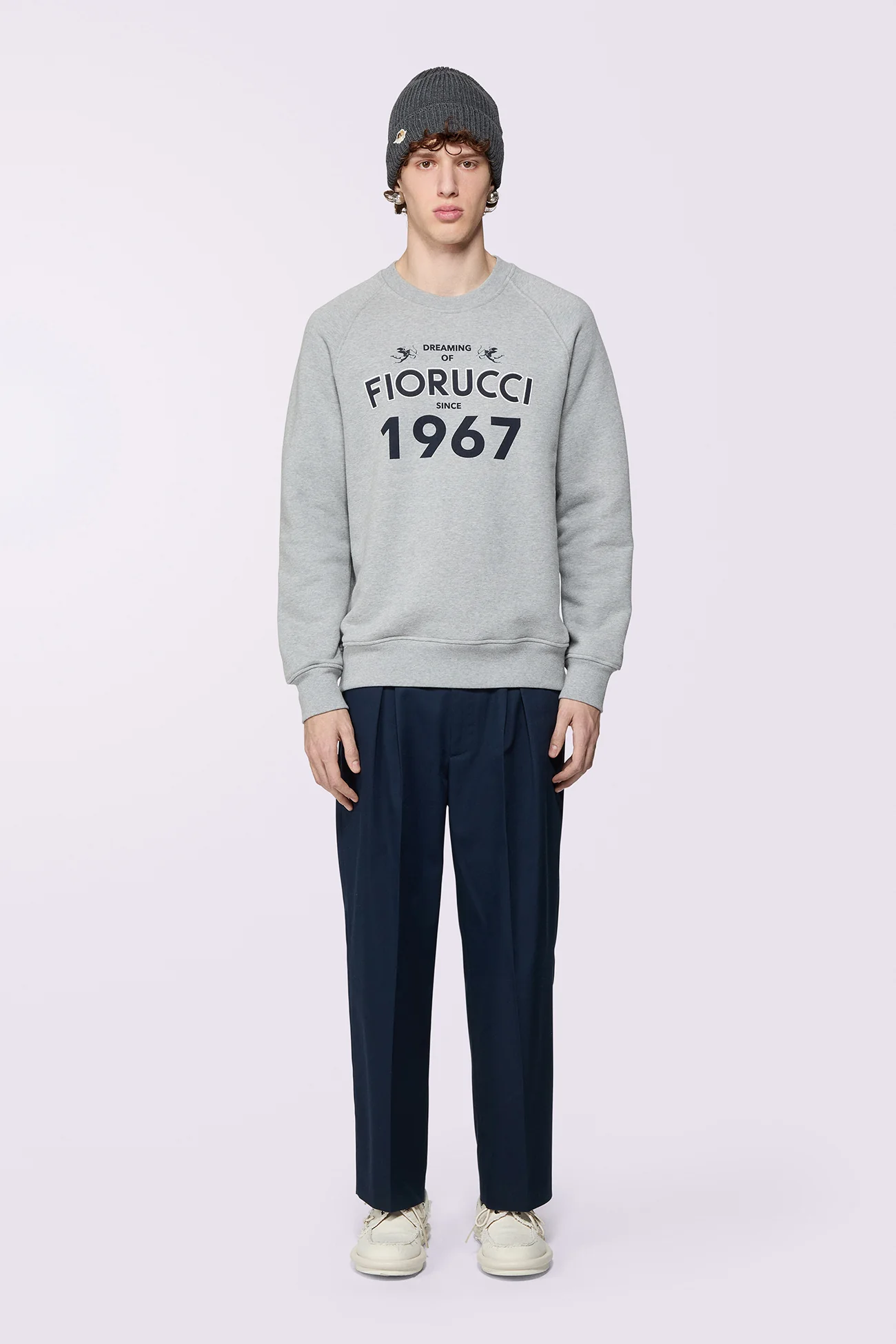 Embroidered Chino Trousers Navy - Image 2