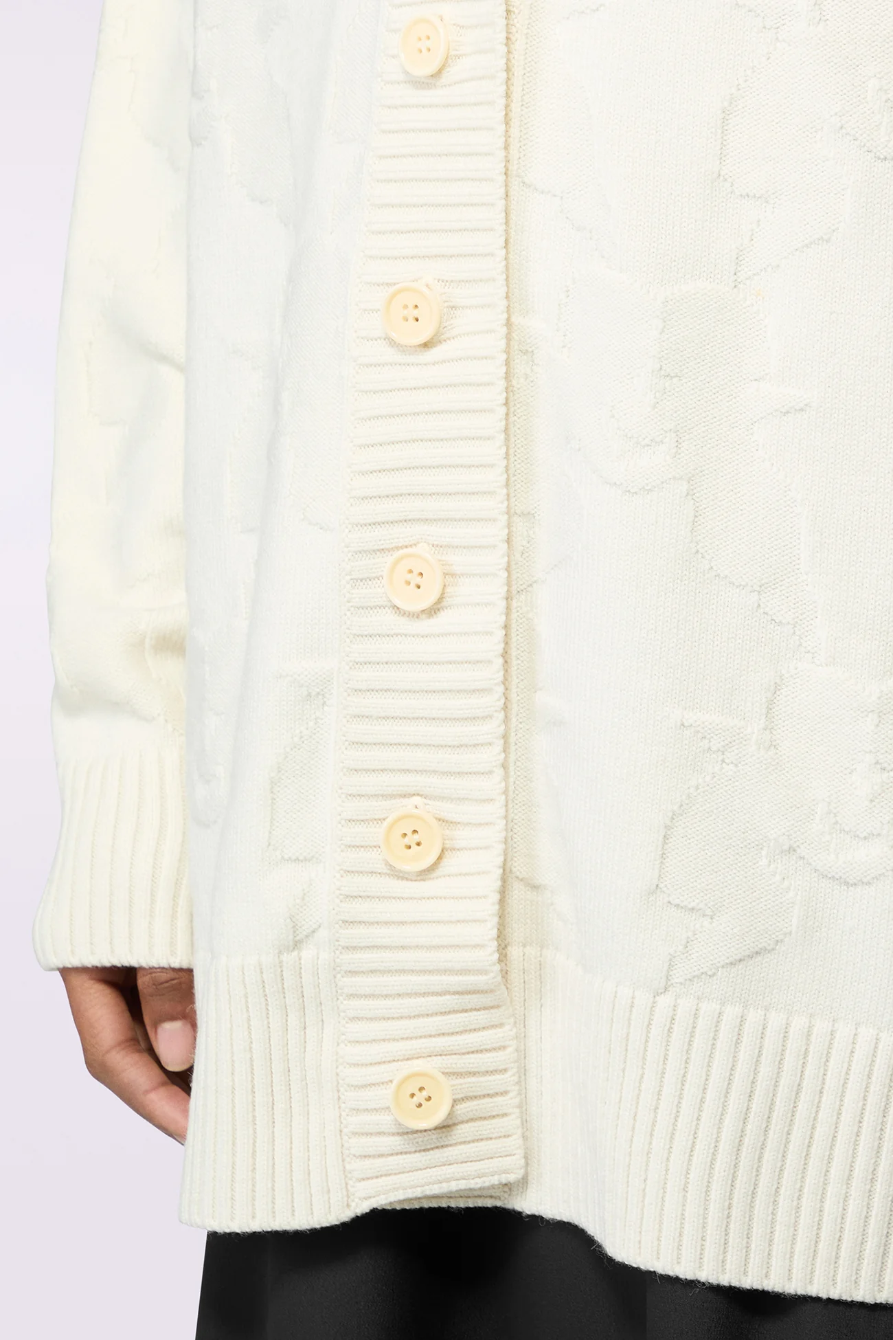 Kissing Angels Knit Cardigan White - Image 4