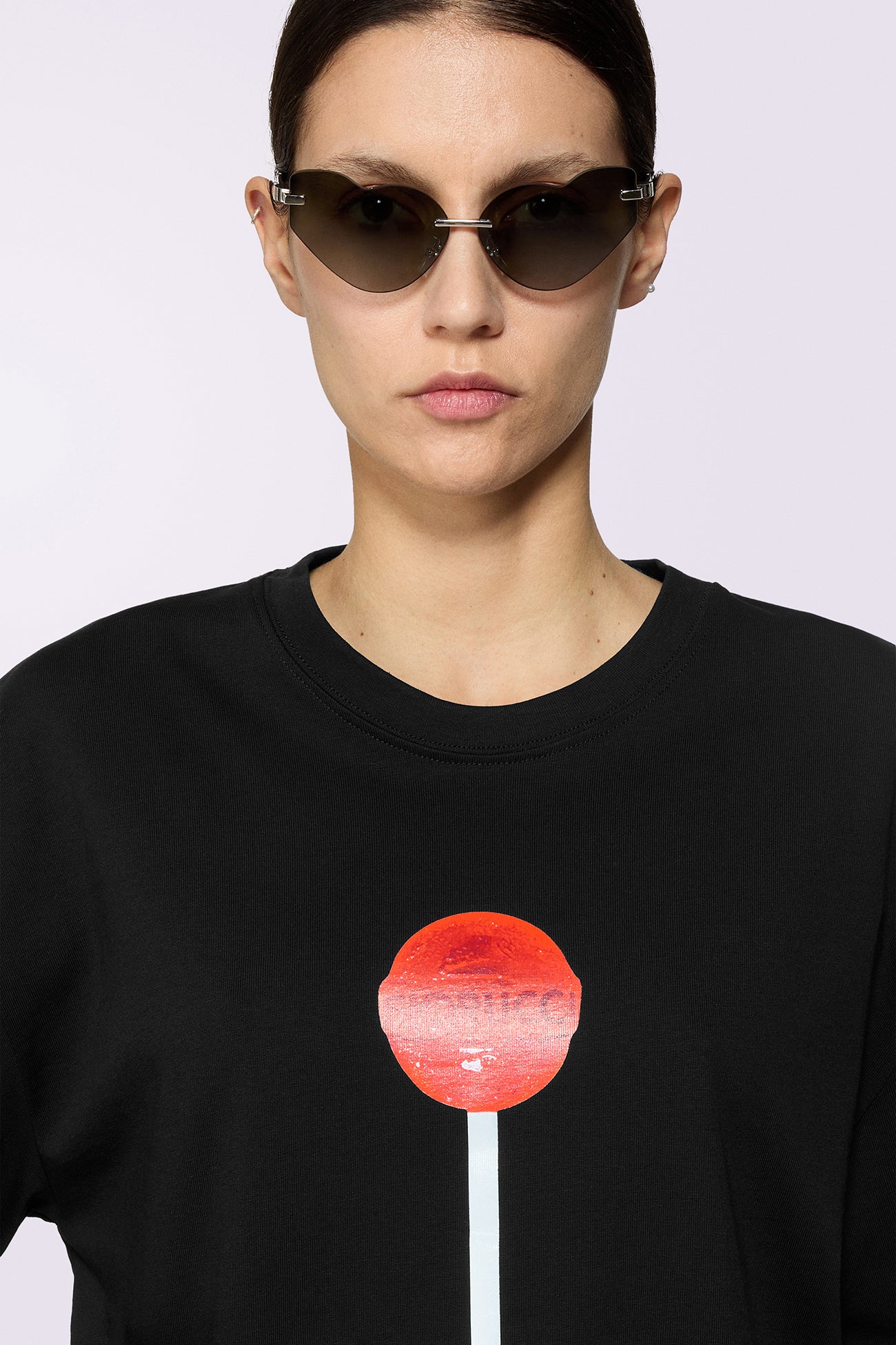Lollipop Relaxed T-Shirt Black - Image 4