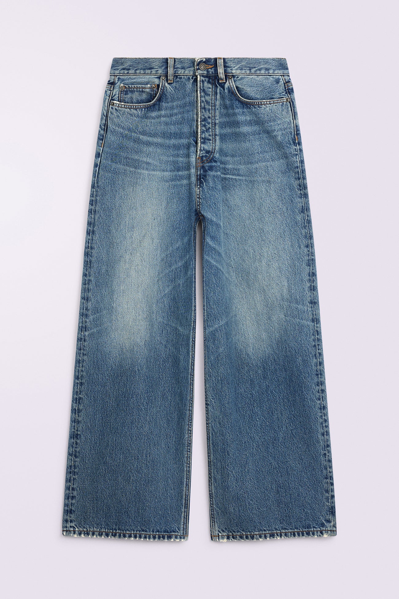 Made In Heaven Baggy Jeans Mid Blue