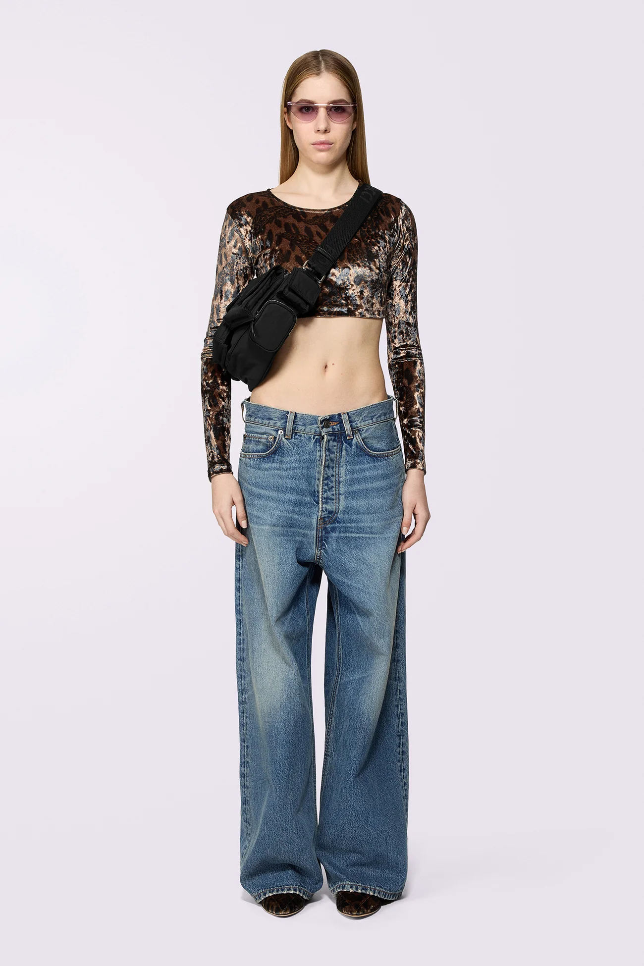 Made In Heaven Baggy Jeans Mid Blue - Image 2