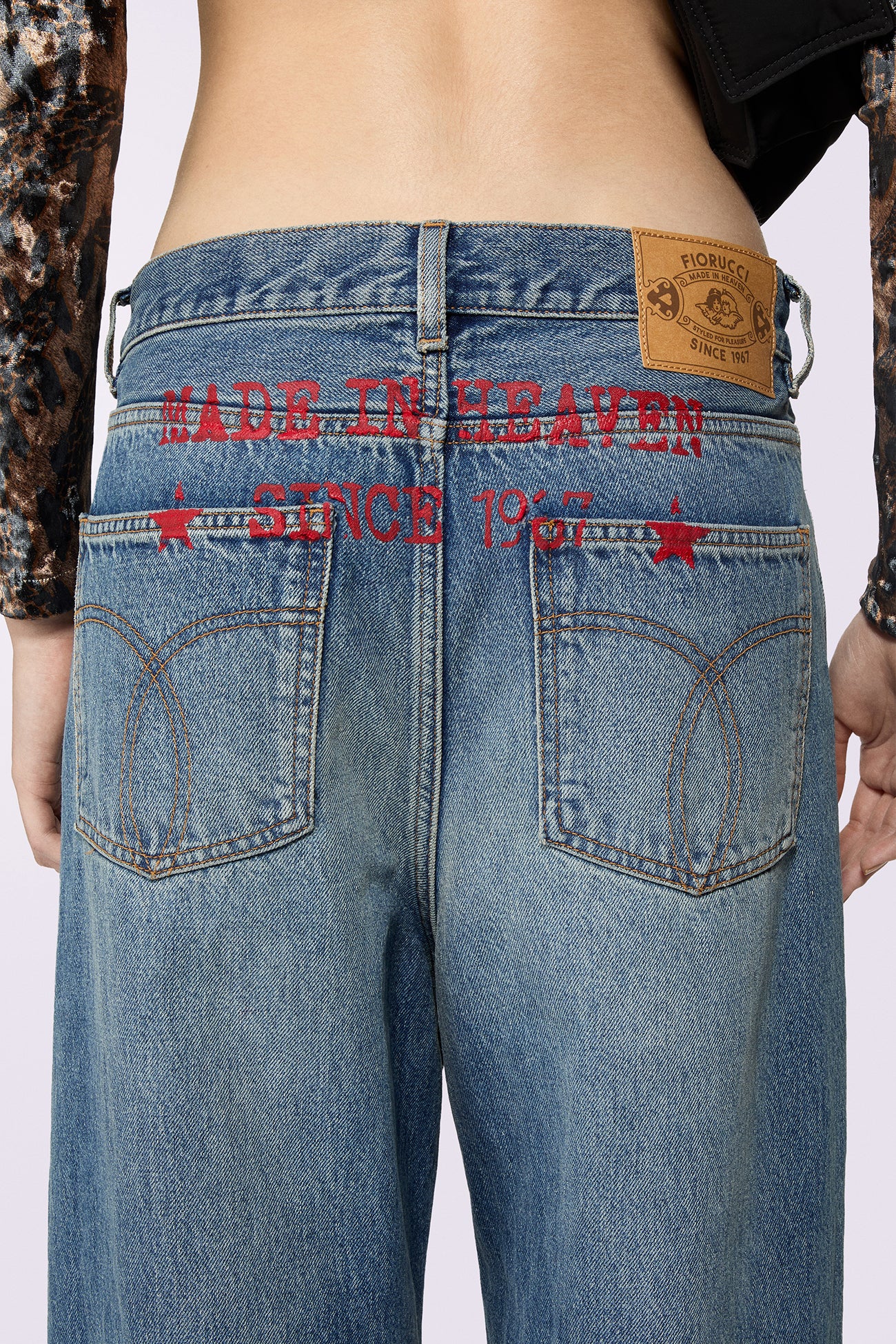 Made In Heaven Baggy Jeans Mid Blue - Image 4