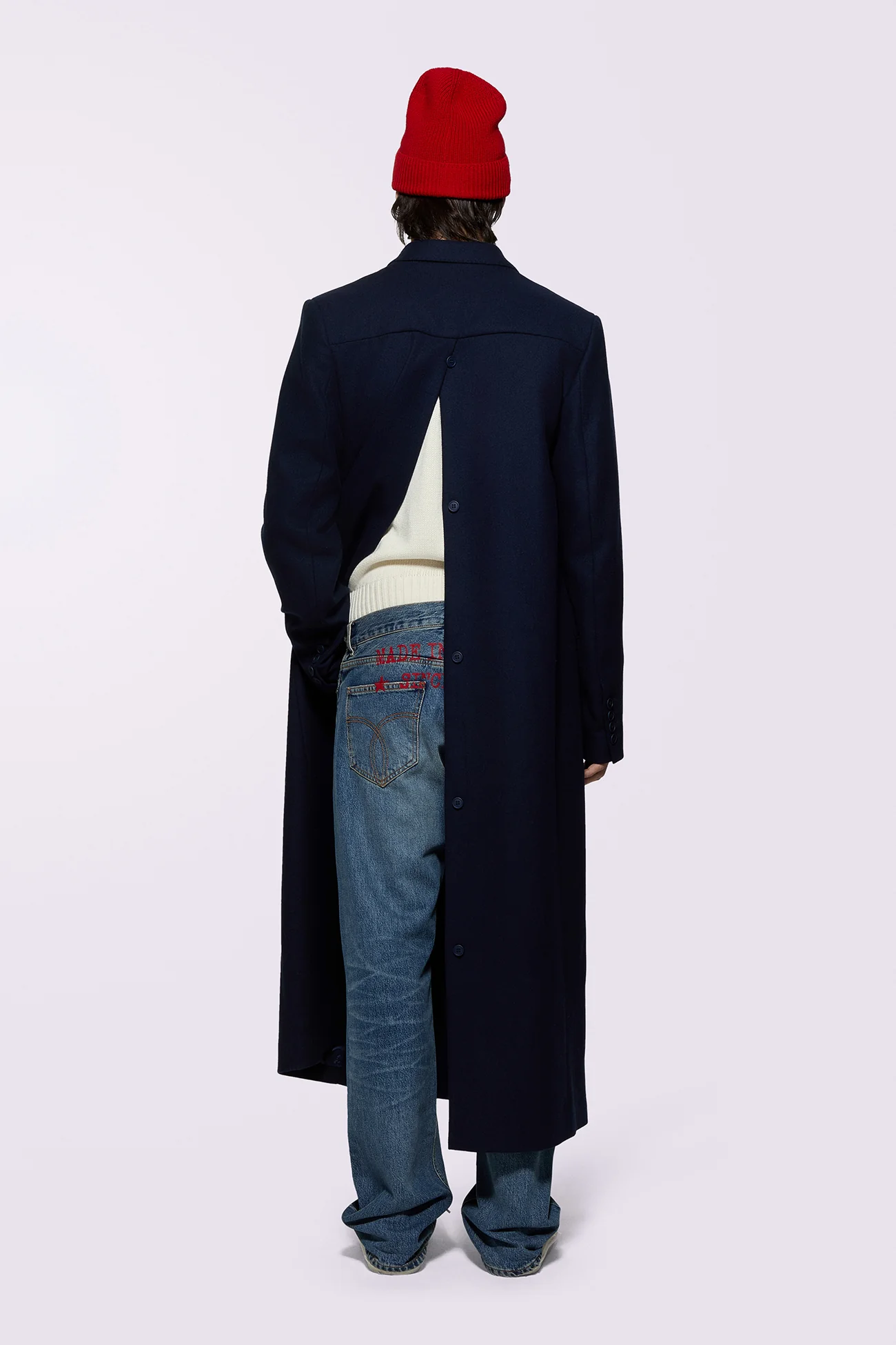 Made In Heaven Straight Fit Jeans Mid Blue - Image 3