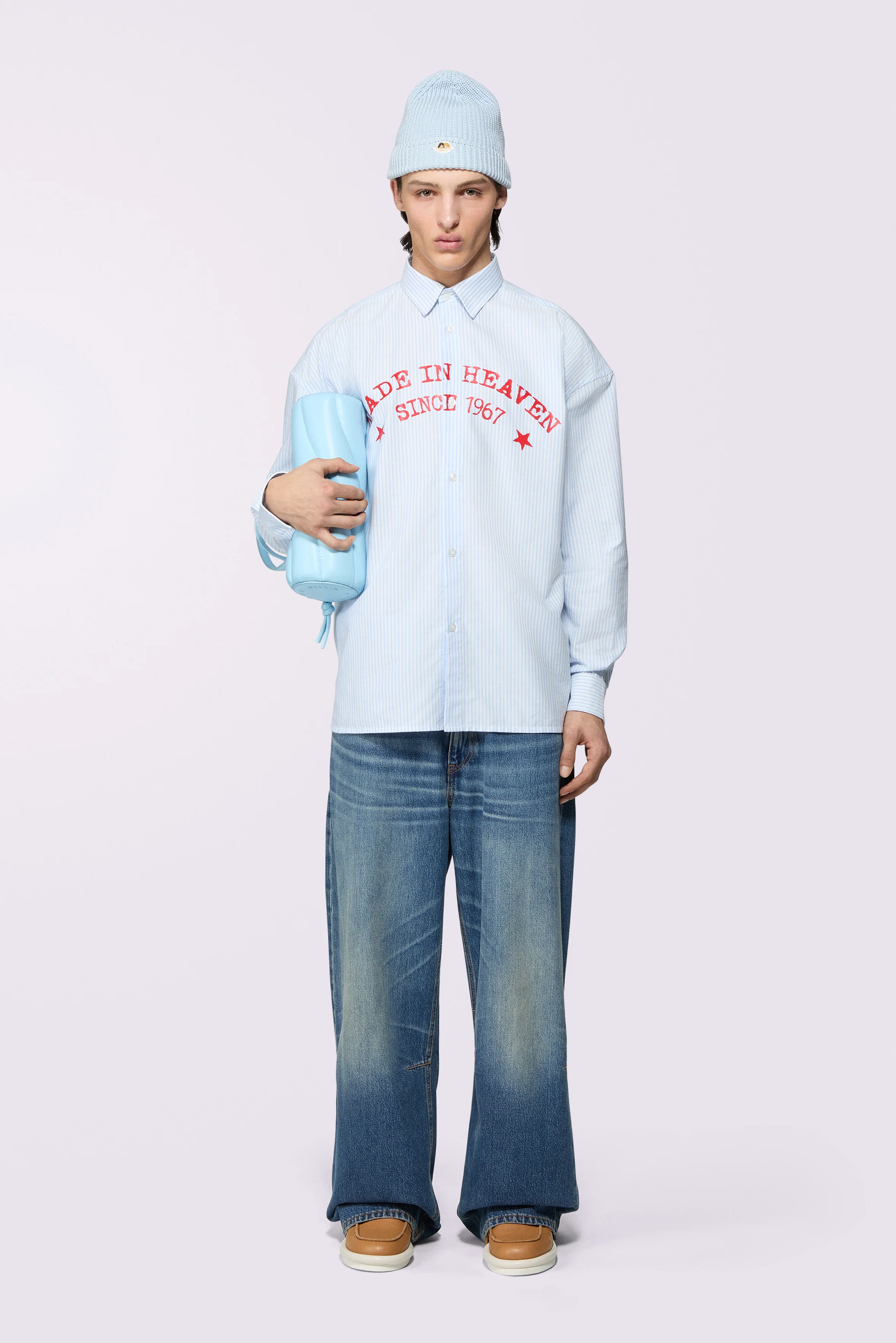 Made In Heaven Stripe Shirt Blue - Image 2