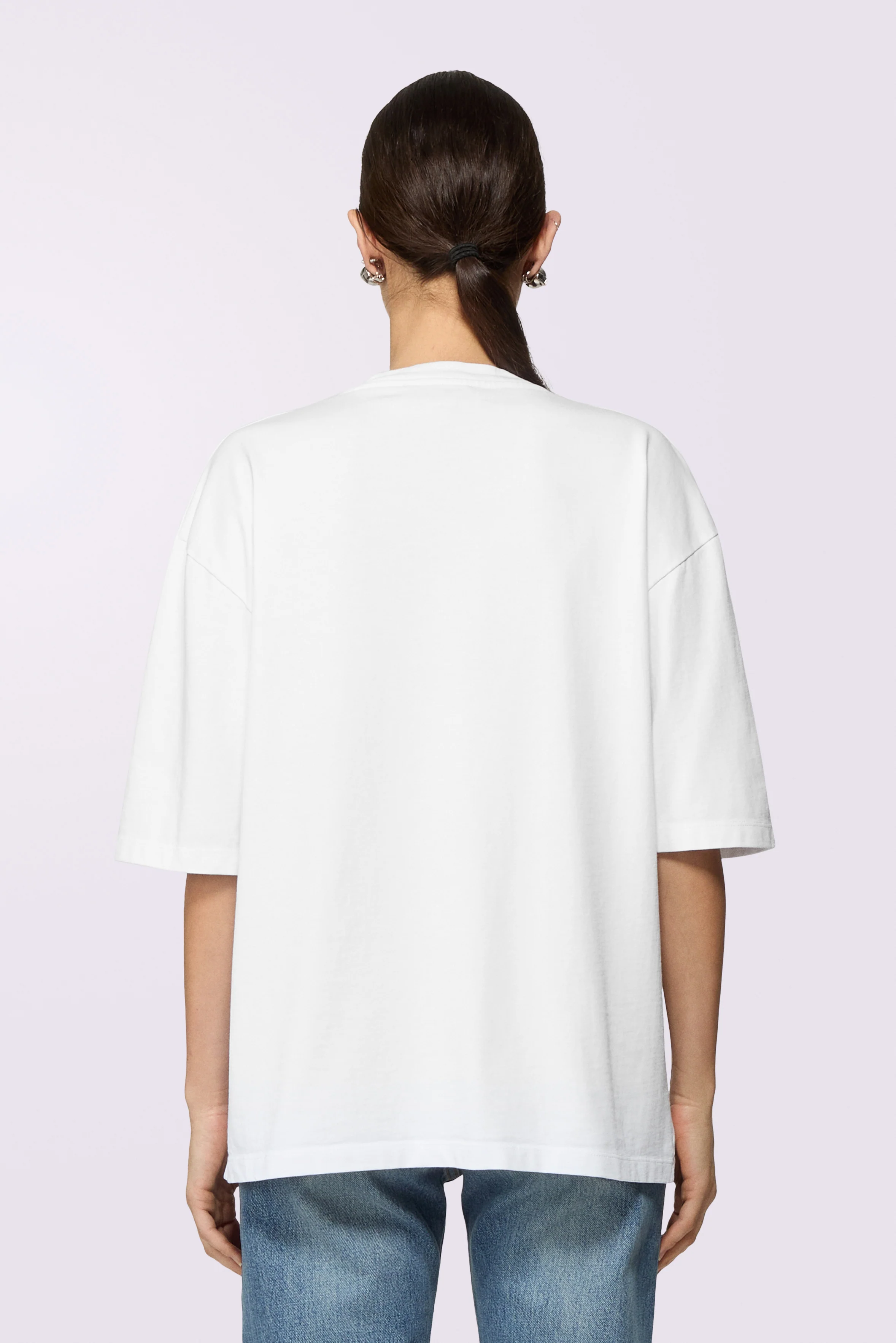 Pin Up Lover Relaxed T-Shirt White - Image 3