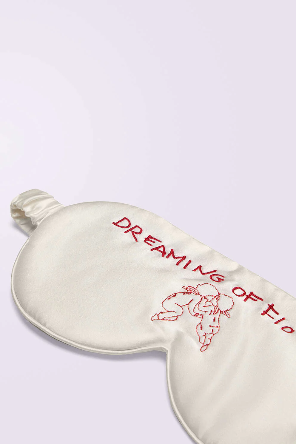 Angels Satin Eye Mask White - Image 2