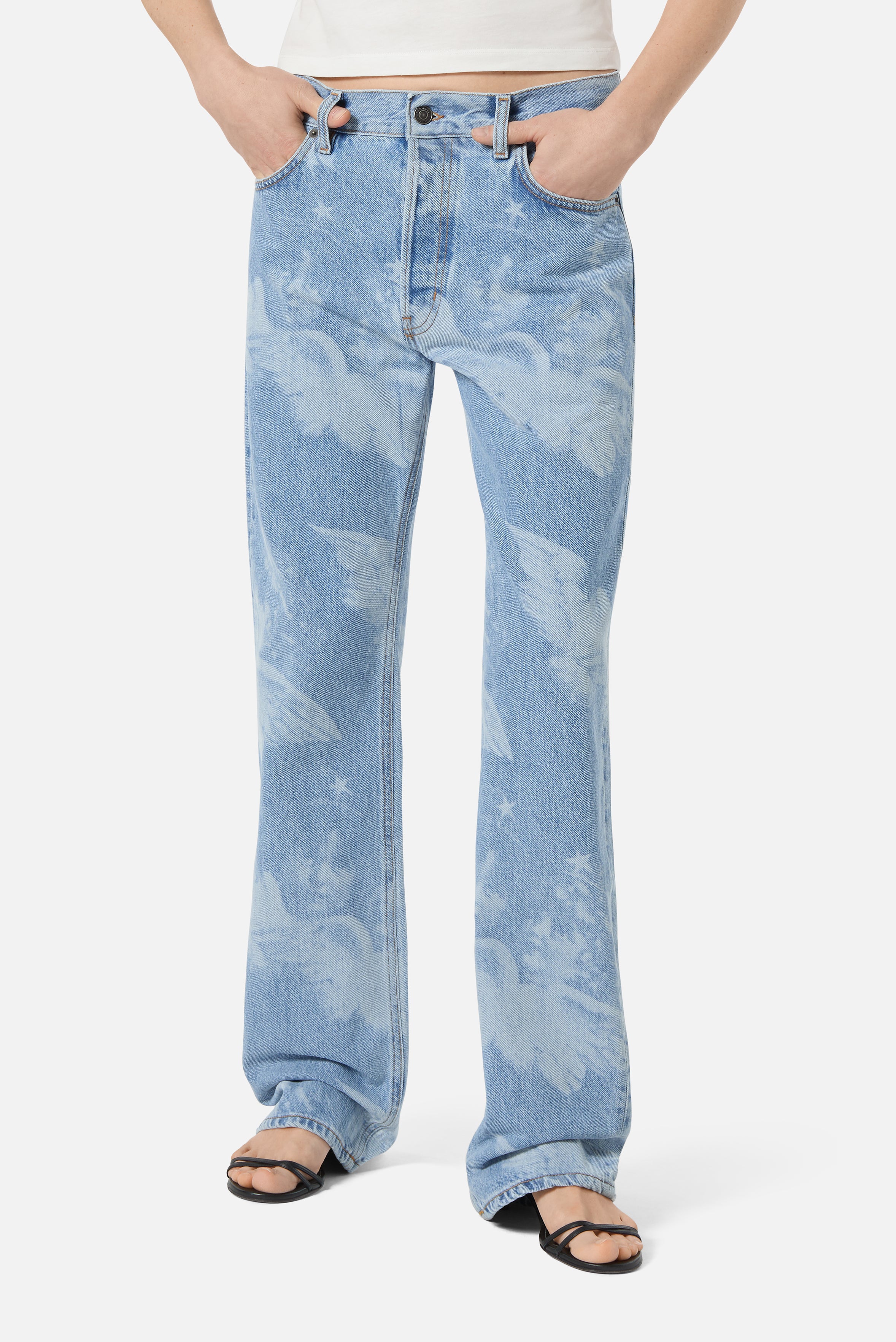 Angels Straight Fit Jeans Light Blue - Image 3