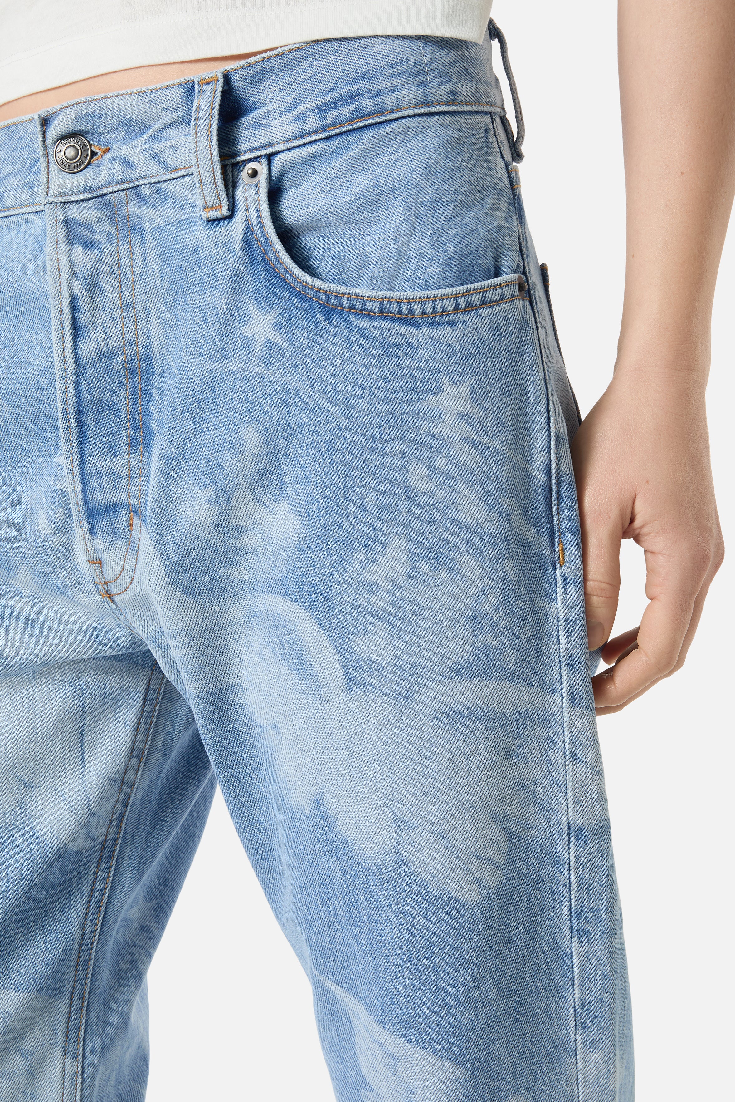 Angels Straight Fit Jeans Light Blue - Image 5