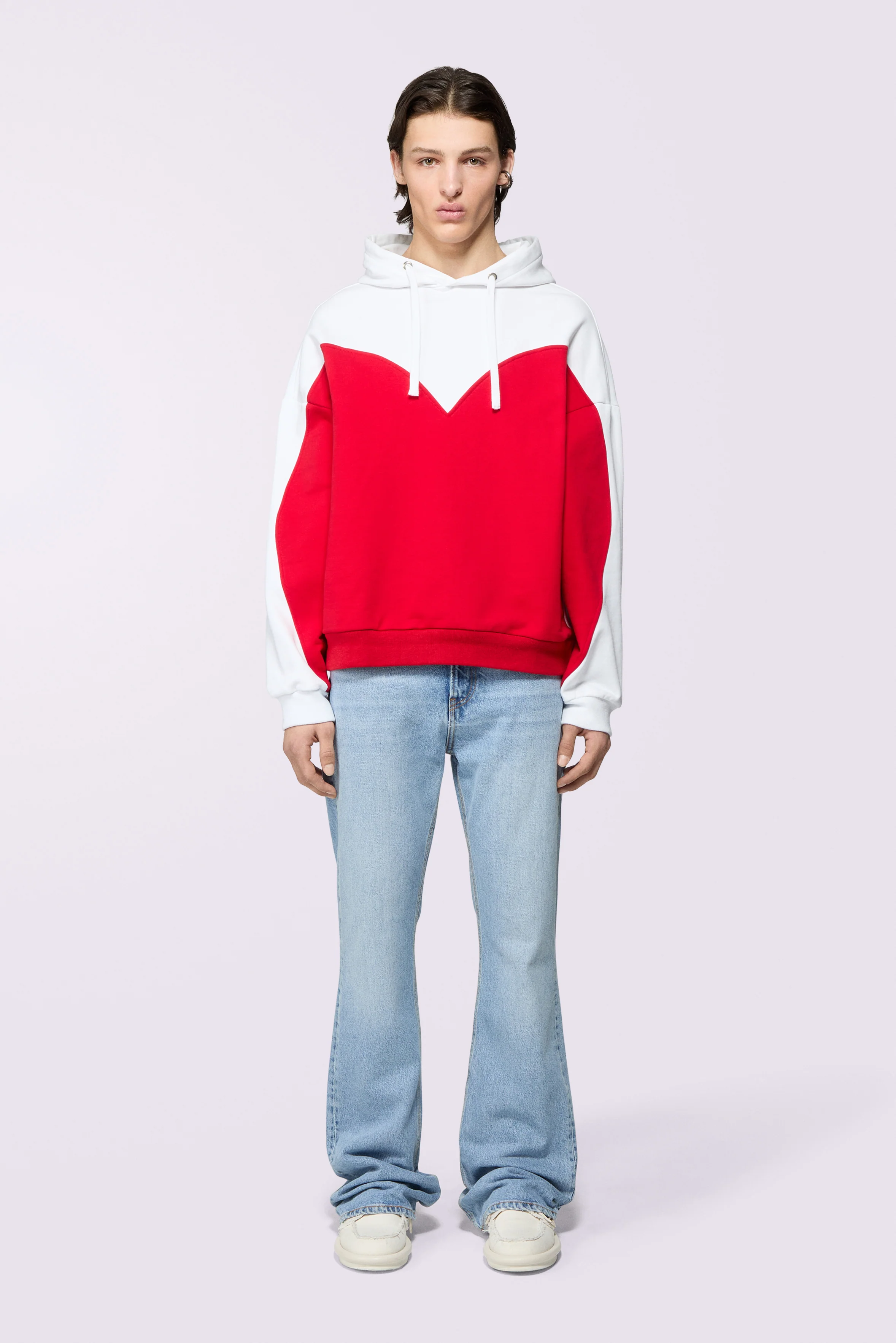 Heart Flare Jeans Light Blue - Image 2