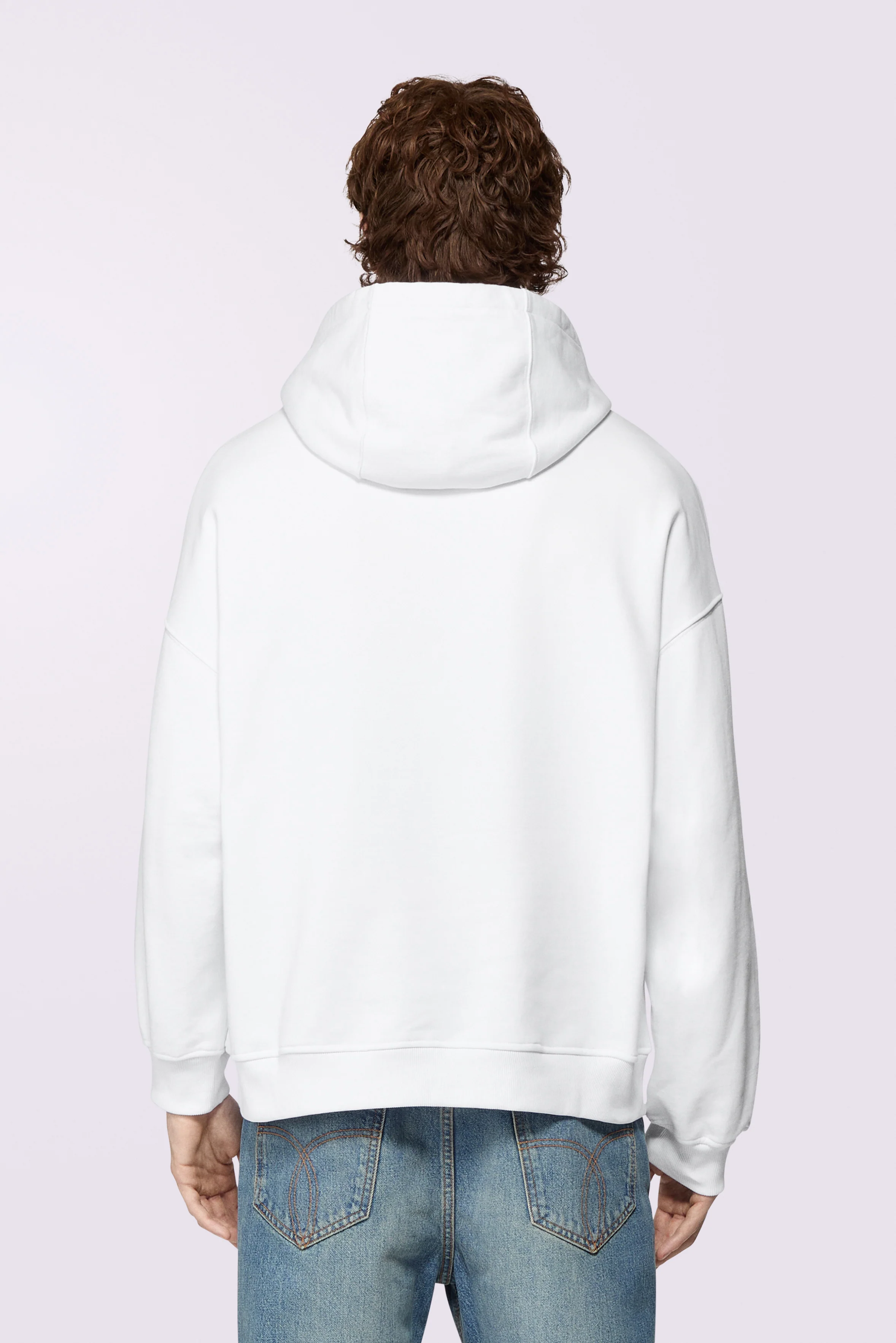 Mouth Graphic Hoodie White - Image 3