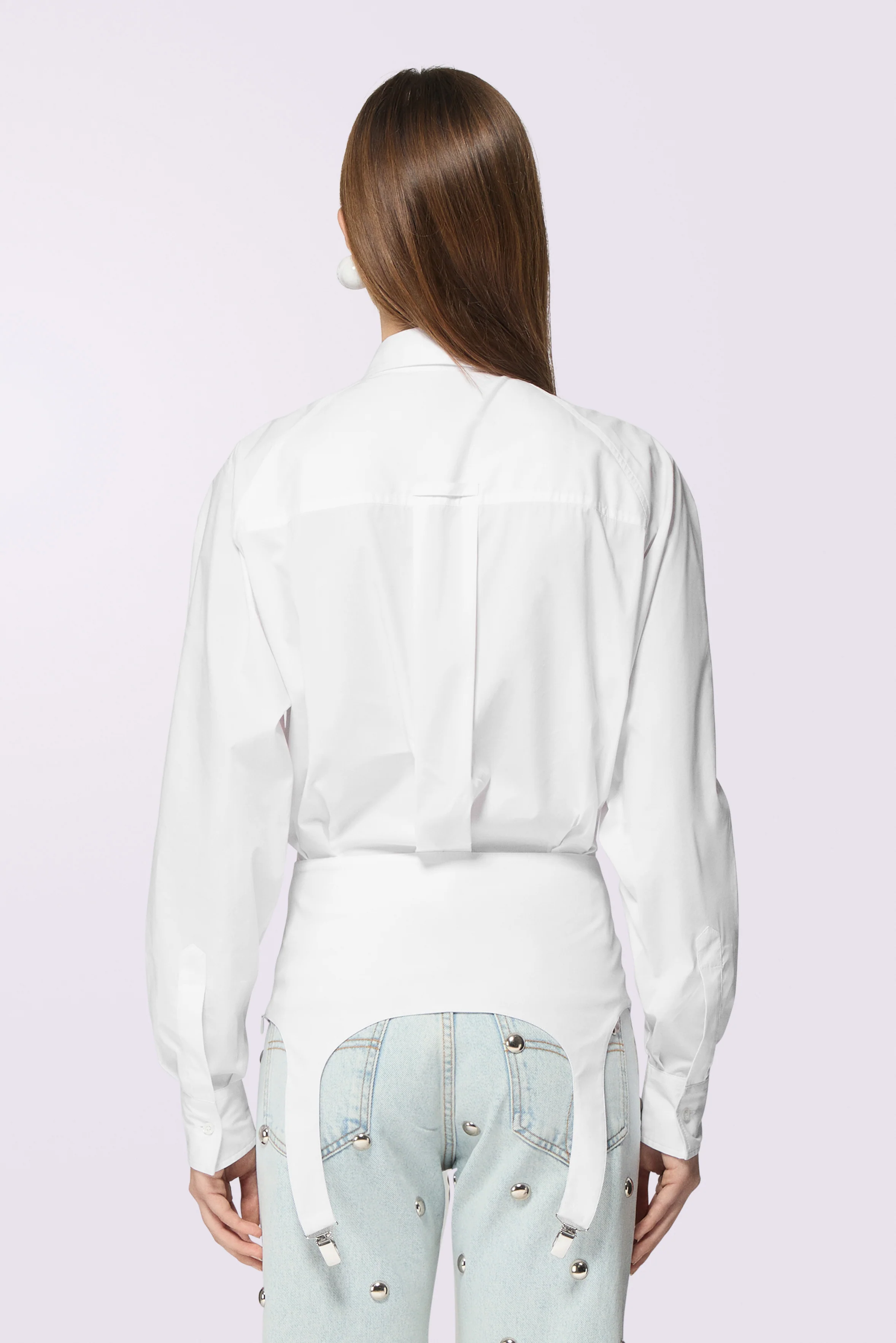 Suspender Shirt White - Image 3