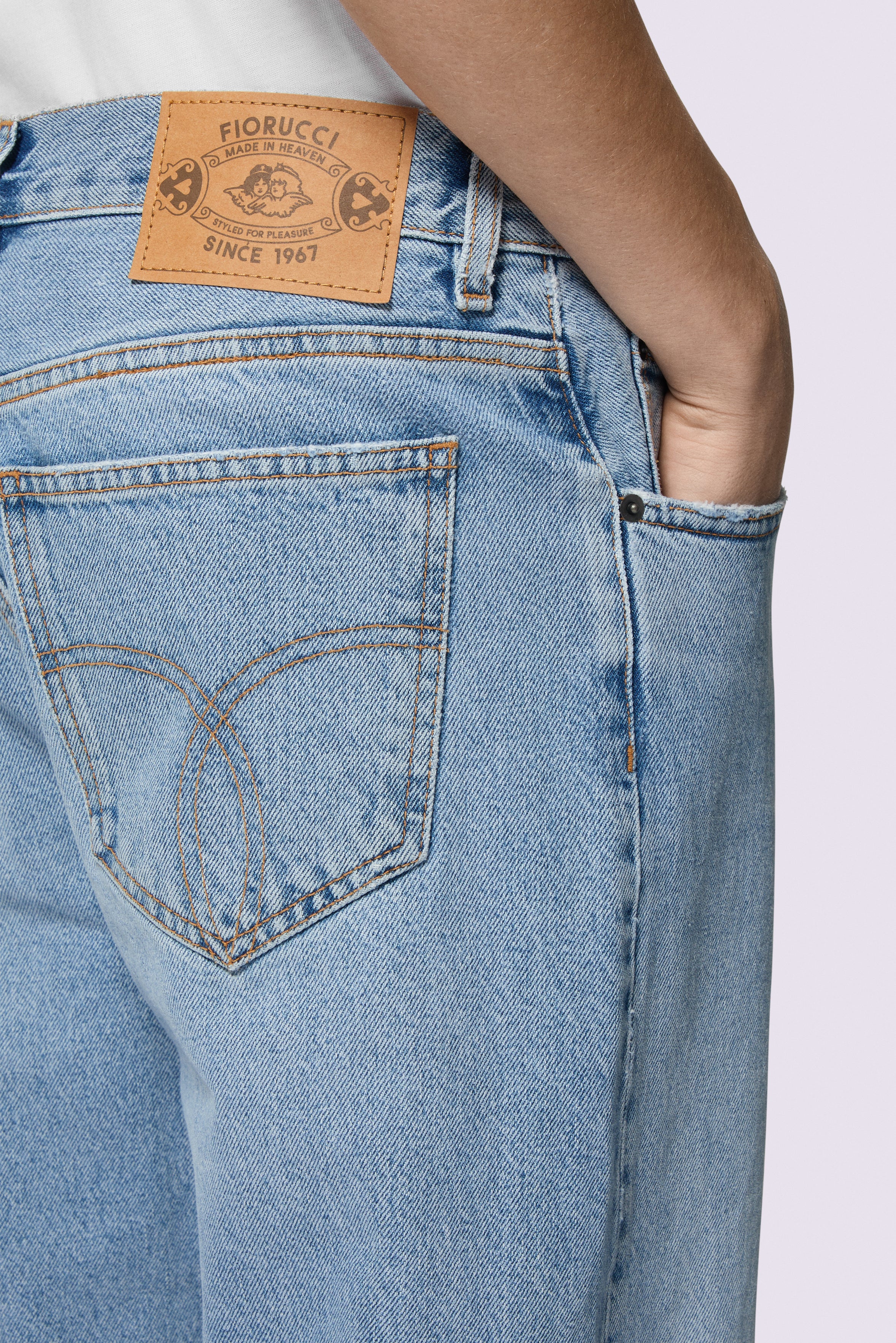 Wide Fit Jeans Light Blue - Image 3