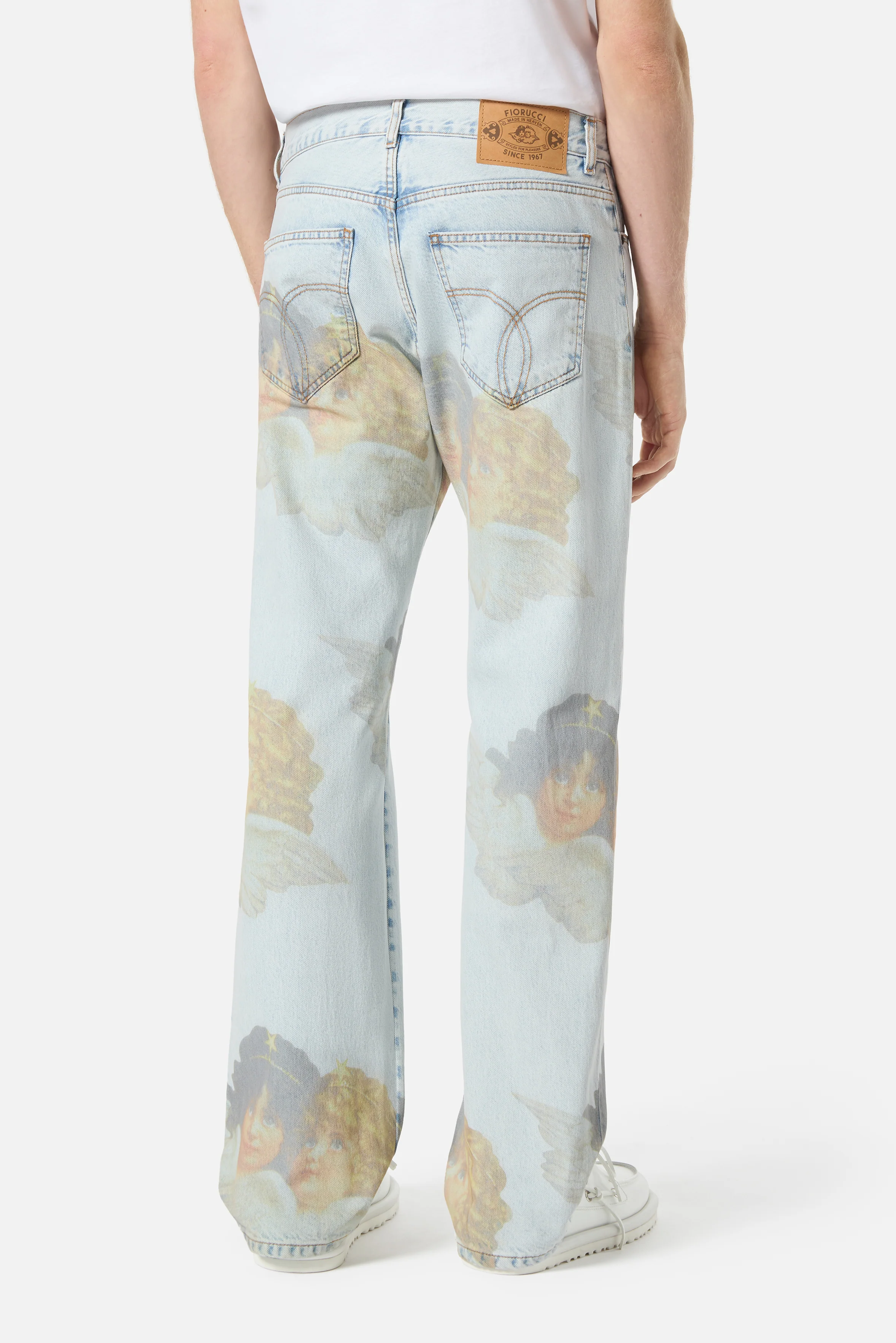 Angels Straight Fit Jeans Bleach Blue - Image 4