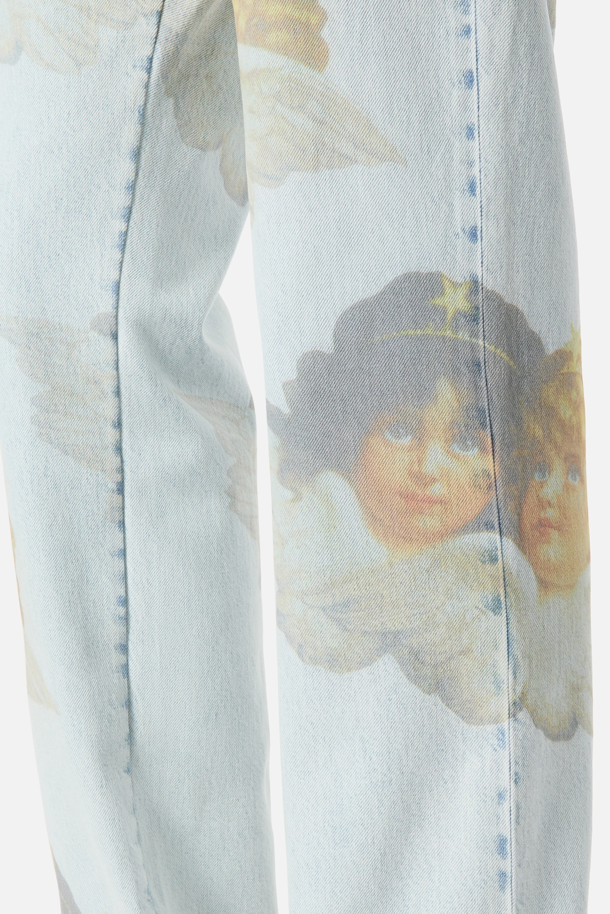 Angels Straight Fit Jeans Bleach Blue - Image 5