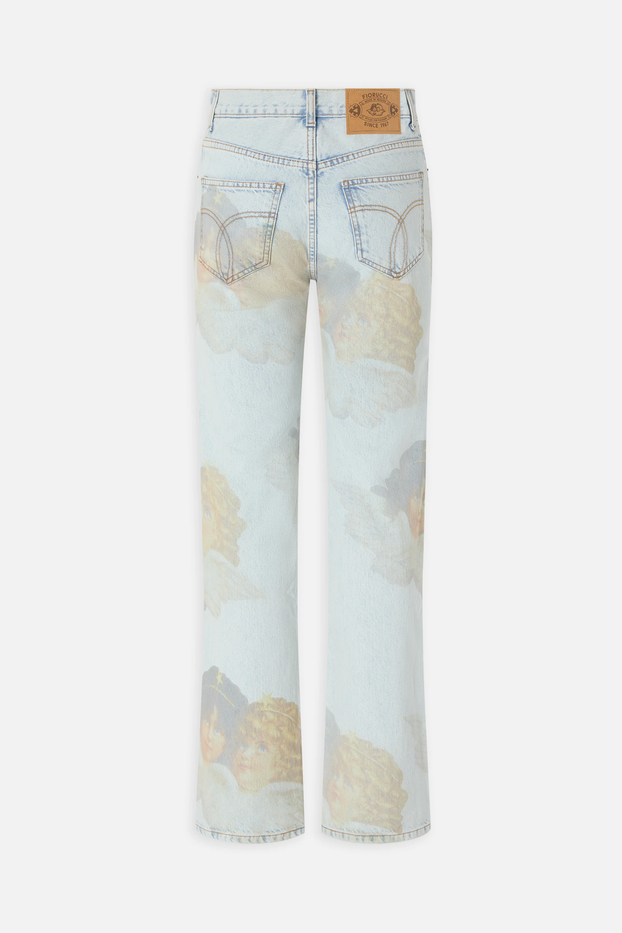 Angels Straight Fit Jeans Bleach Blue - Image 6