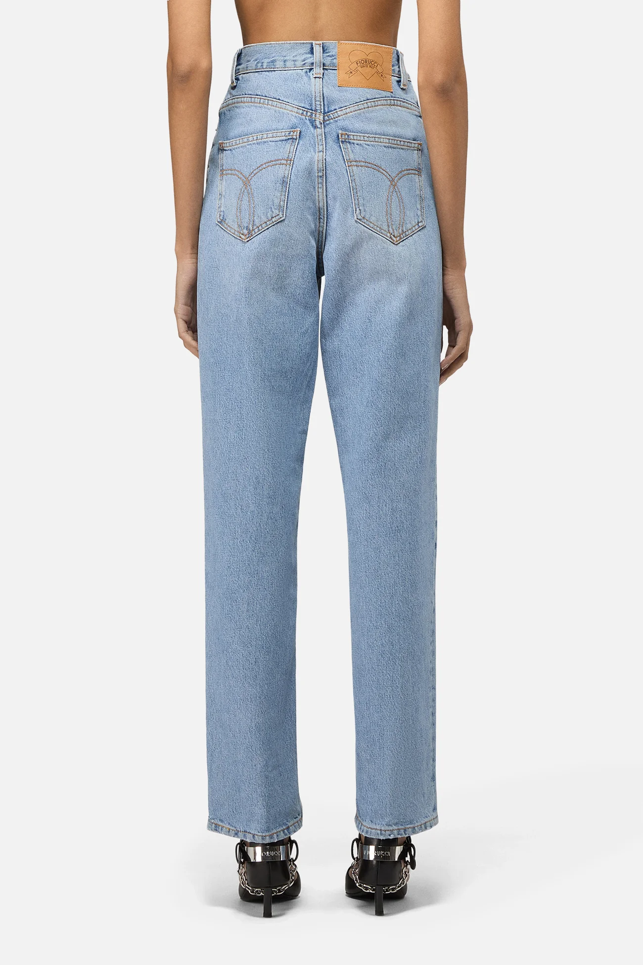 High Waist Jeans Light Blue - Image 3