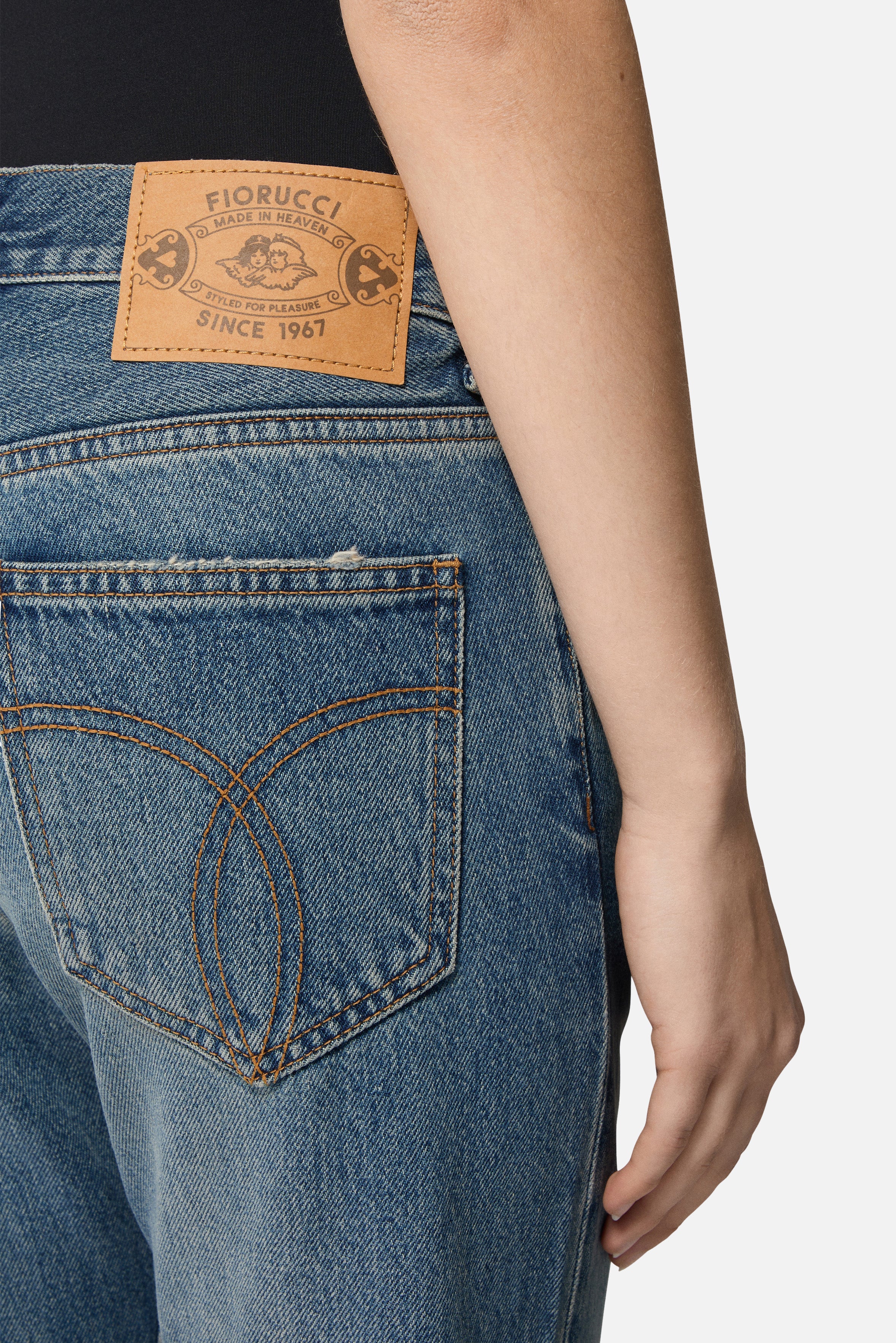 Straight Fit Jeans Mid Blue - Image 4