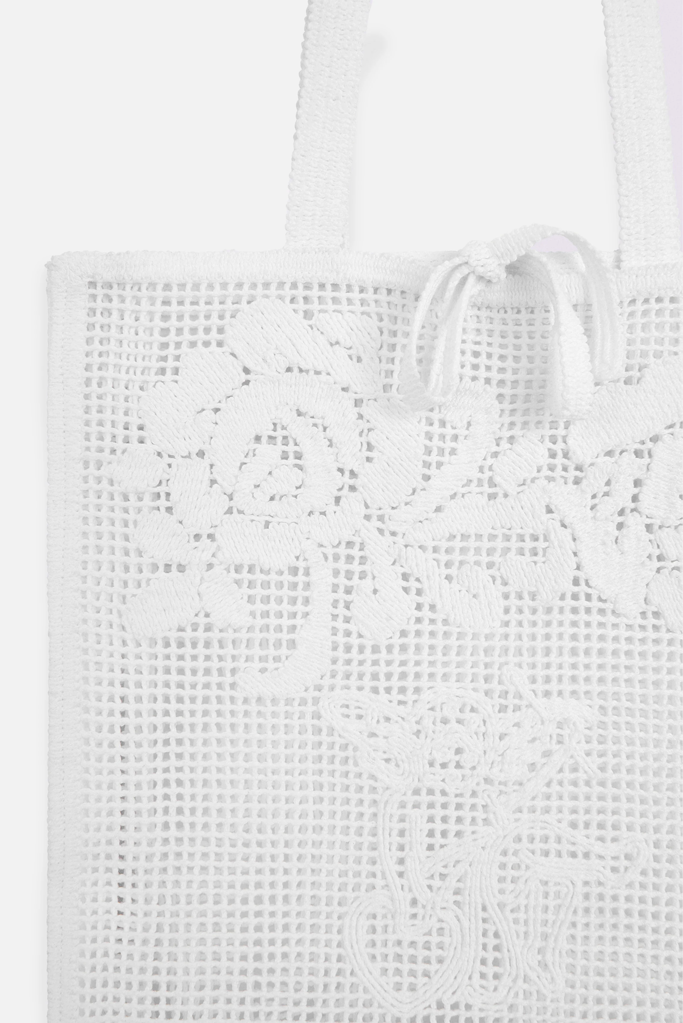 Cupid Crochet Tote Bag White - Image 3