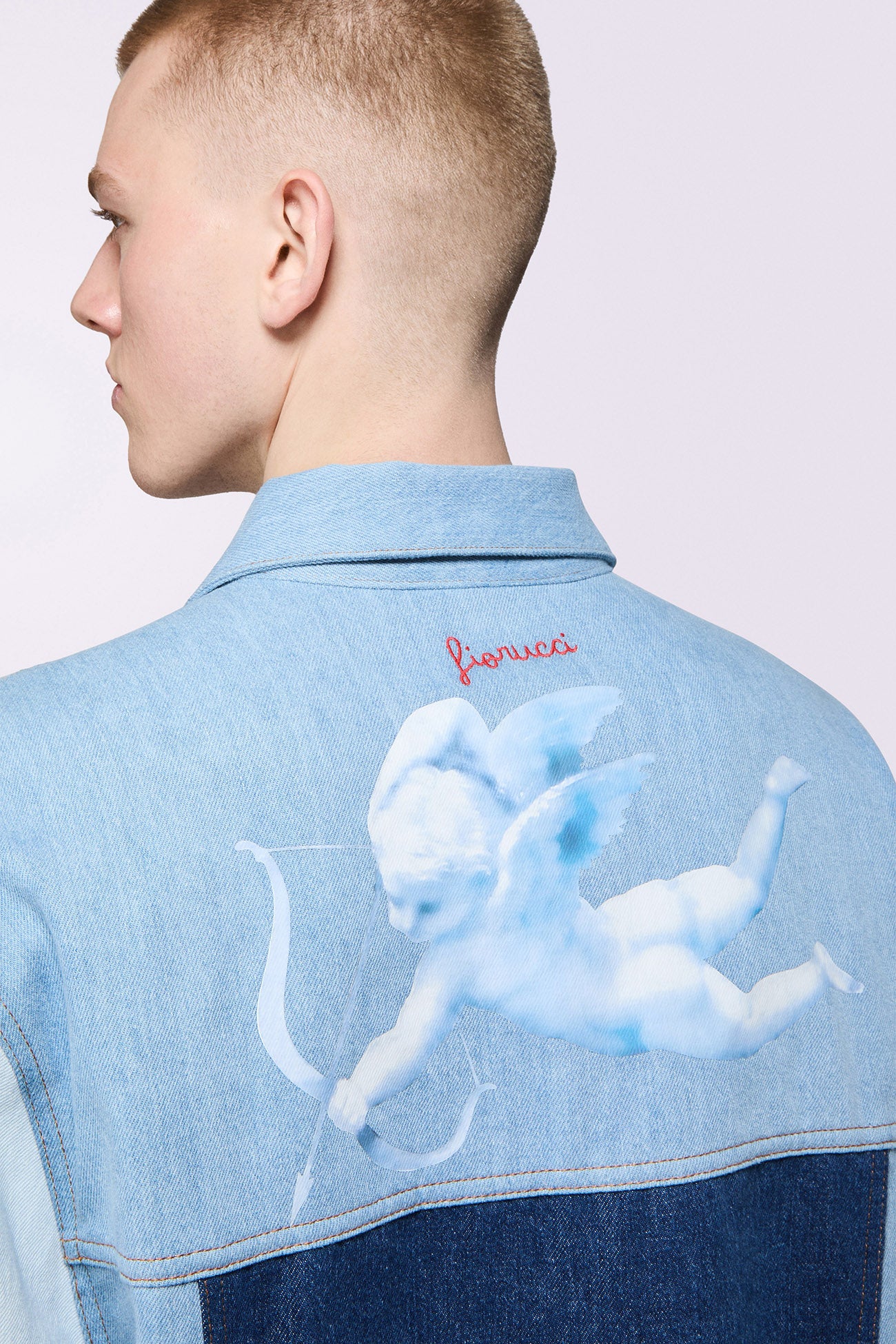 Cupid Denim Jacket Multi - Image 4