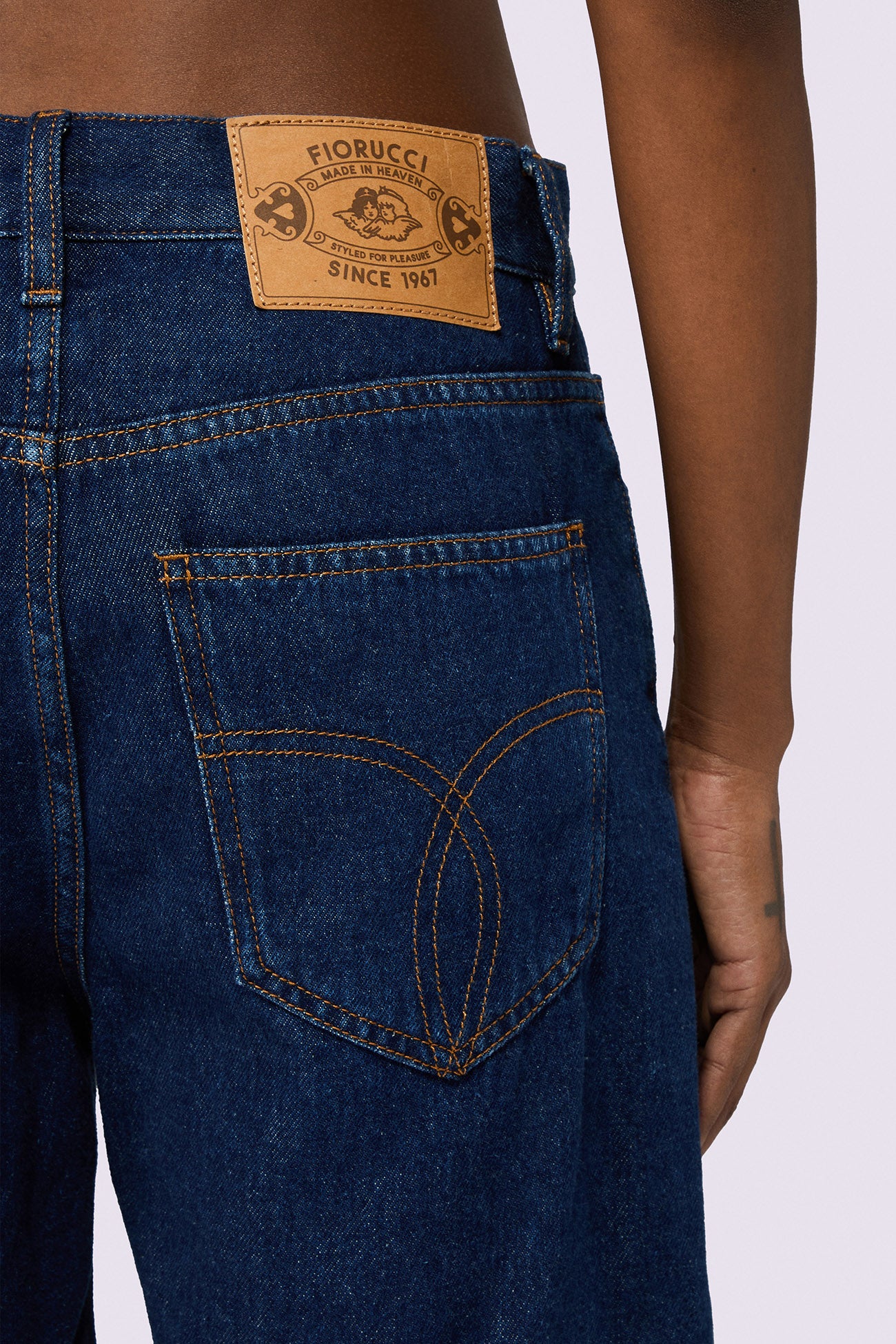 Denim Shorts Deep Blue - Image 4
