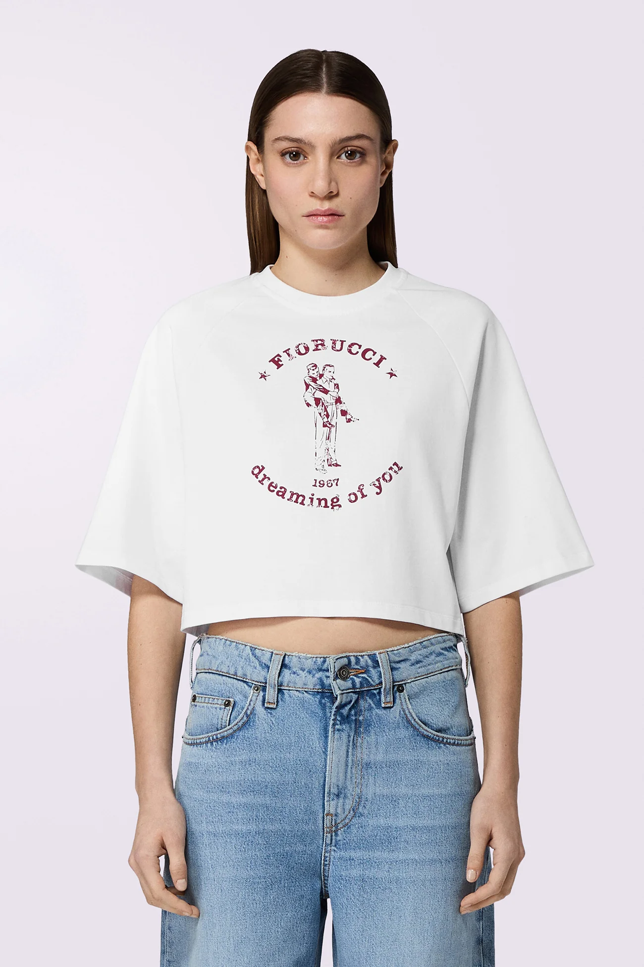 Dreaming of You Crop T-Shirt White - Image 2