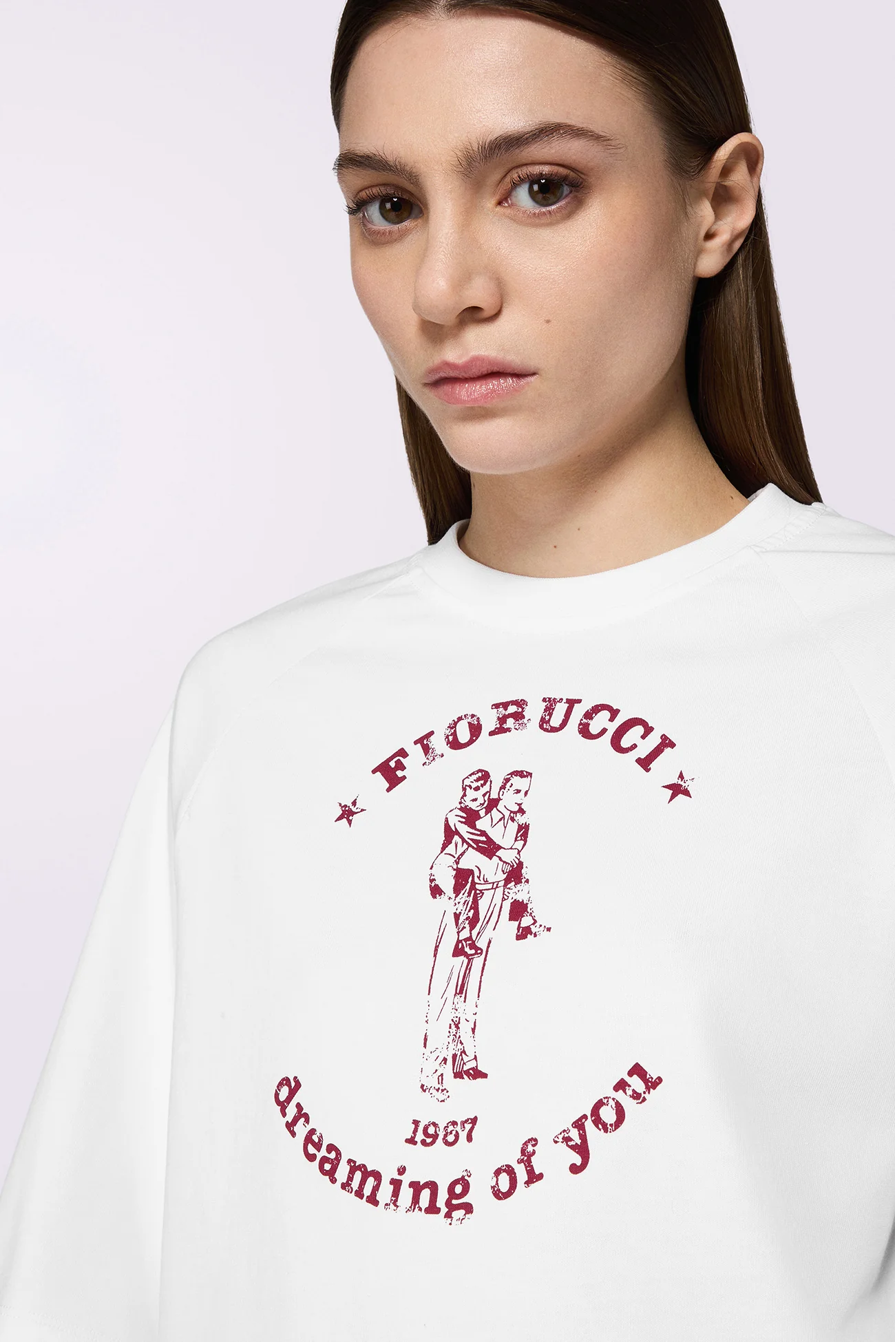 Dreaming of You Crop T-Shirt White - Image 4