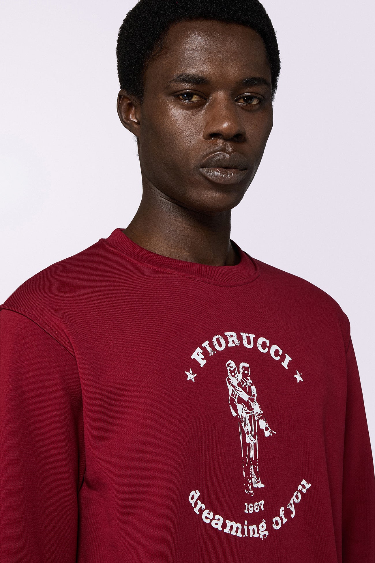 Dreaming Of You Sweatshirt Burgundy - Image 4