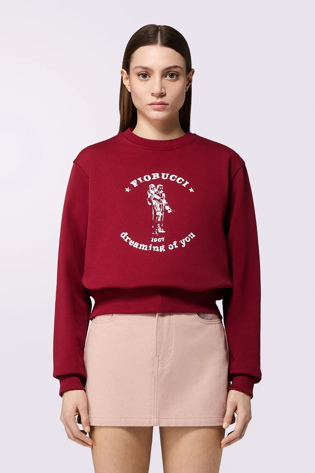 Dreaming Of You Sweatshirt Burgundy - Image 2