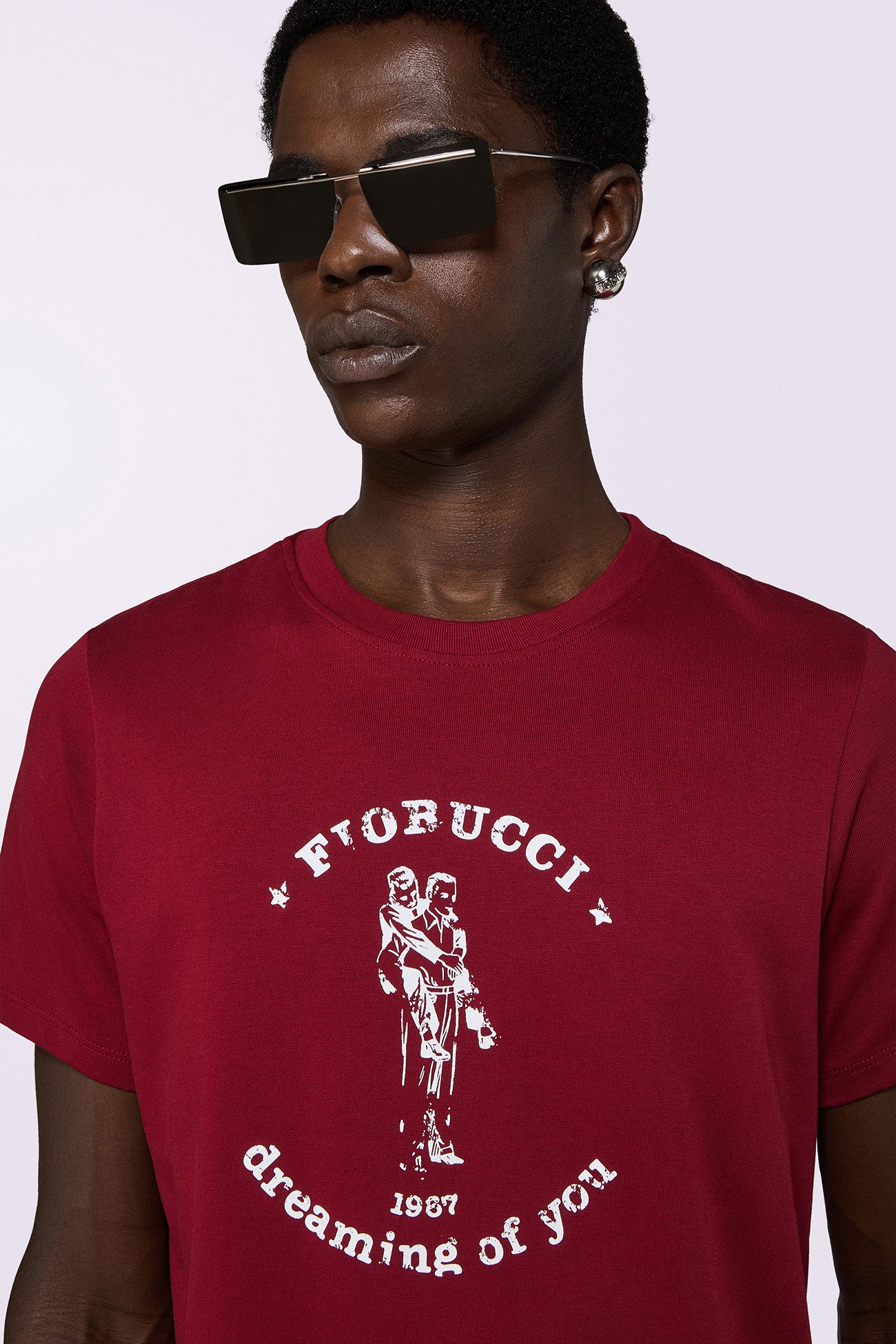 Dreaming Of You T-Shirt Burgundy - Image 4
