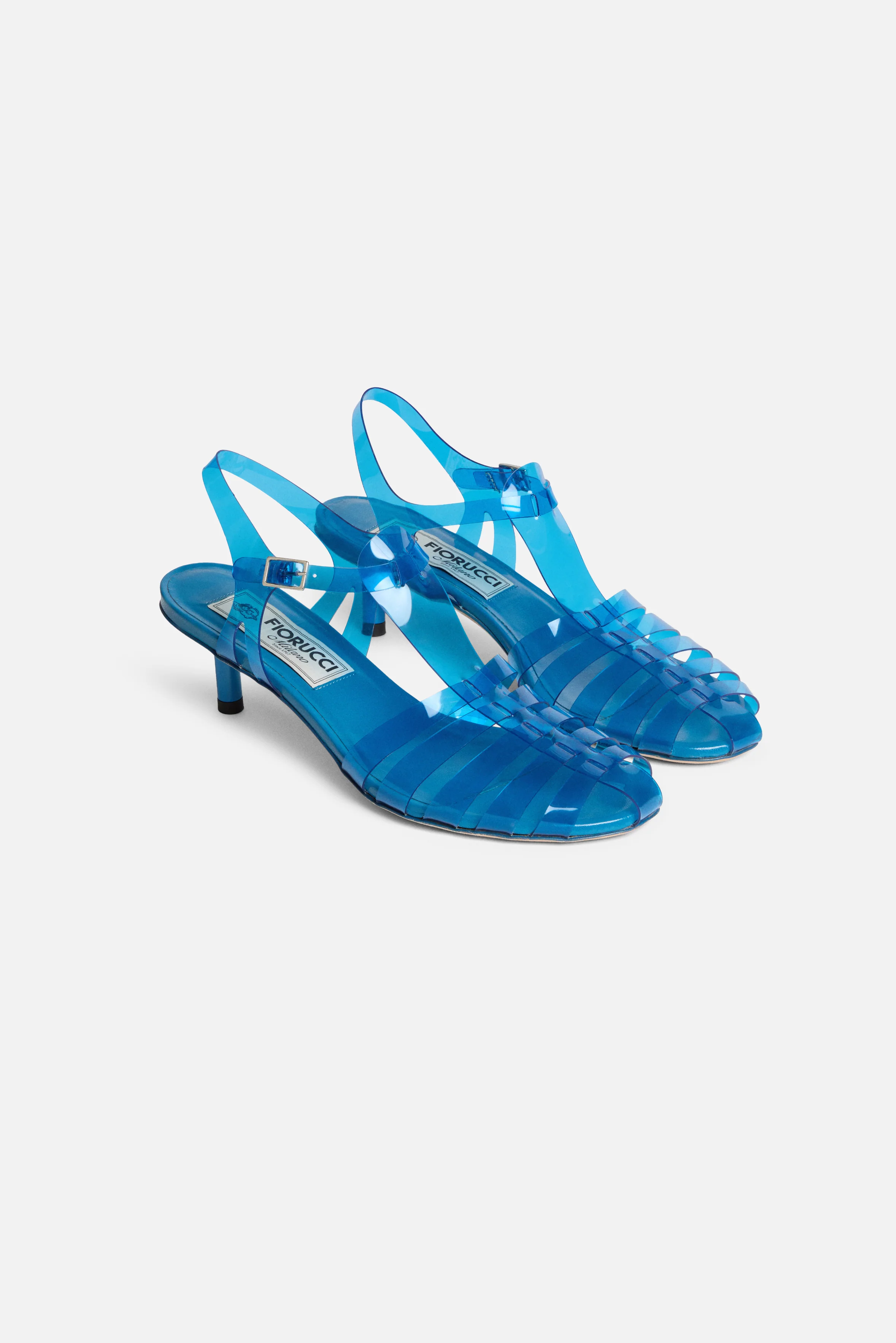 Jelly Kitten Heels Blue - Image 3