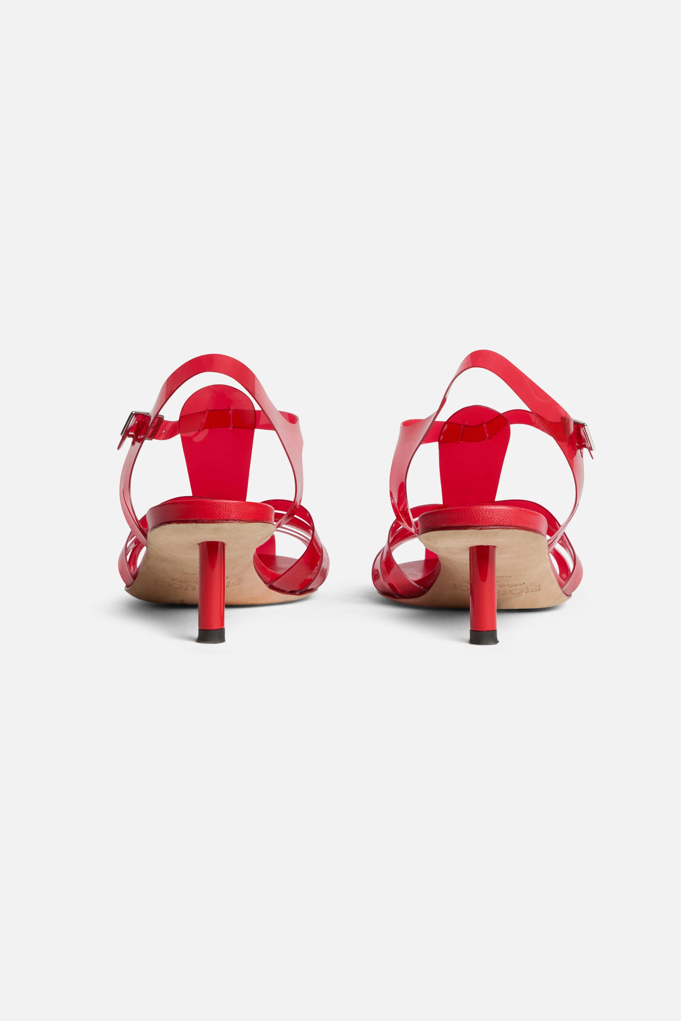 Jelly Kitten Heels Red - Image 5