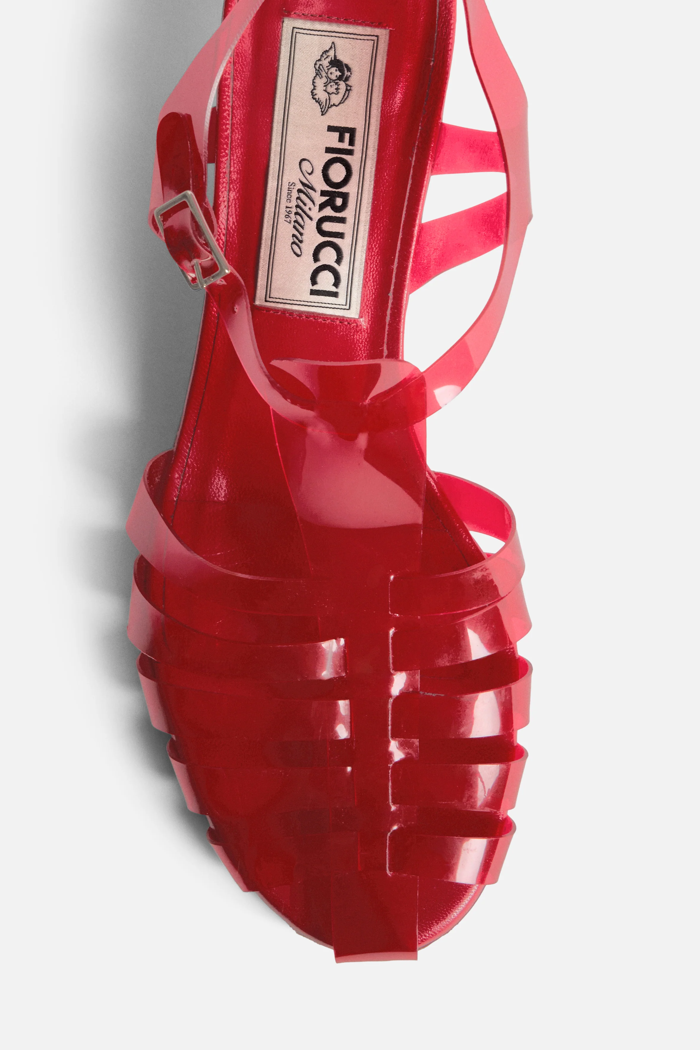 Jelly Kitten Heels Red - Image 6