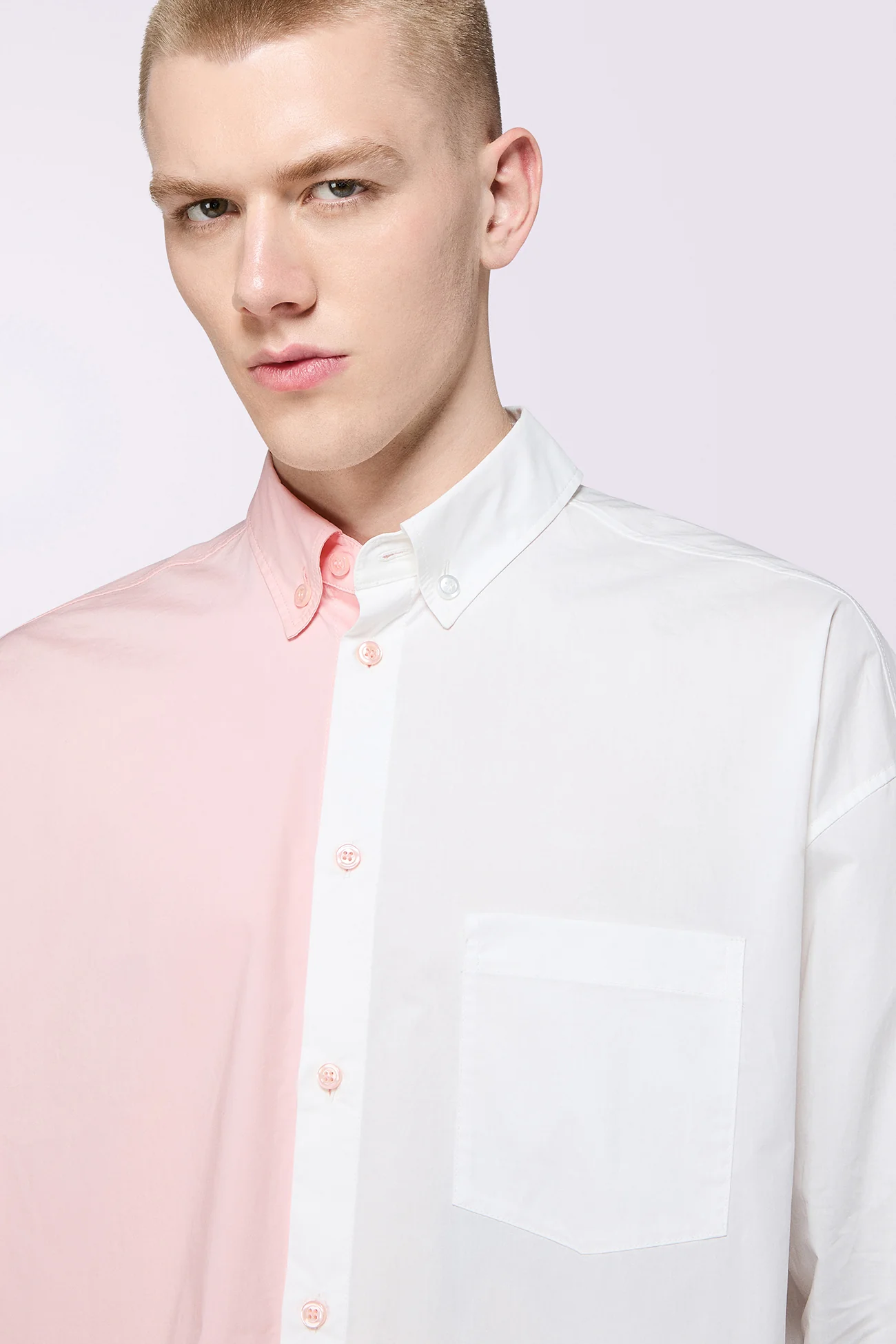 Open Back Shirt Pink - Image 4