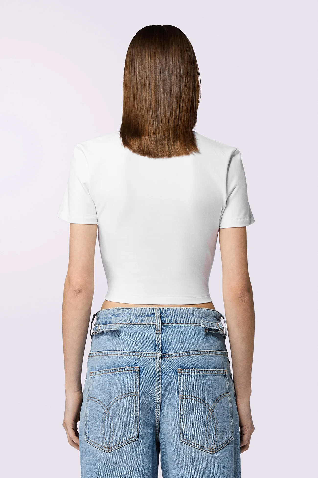 Popsicle Crop T-Shirt White - Image 3