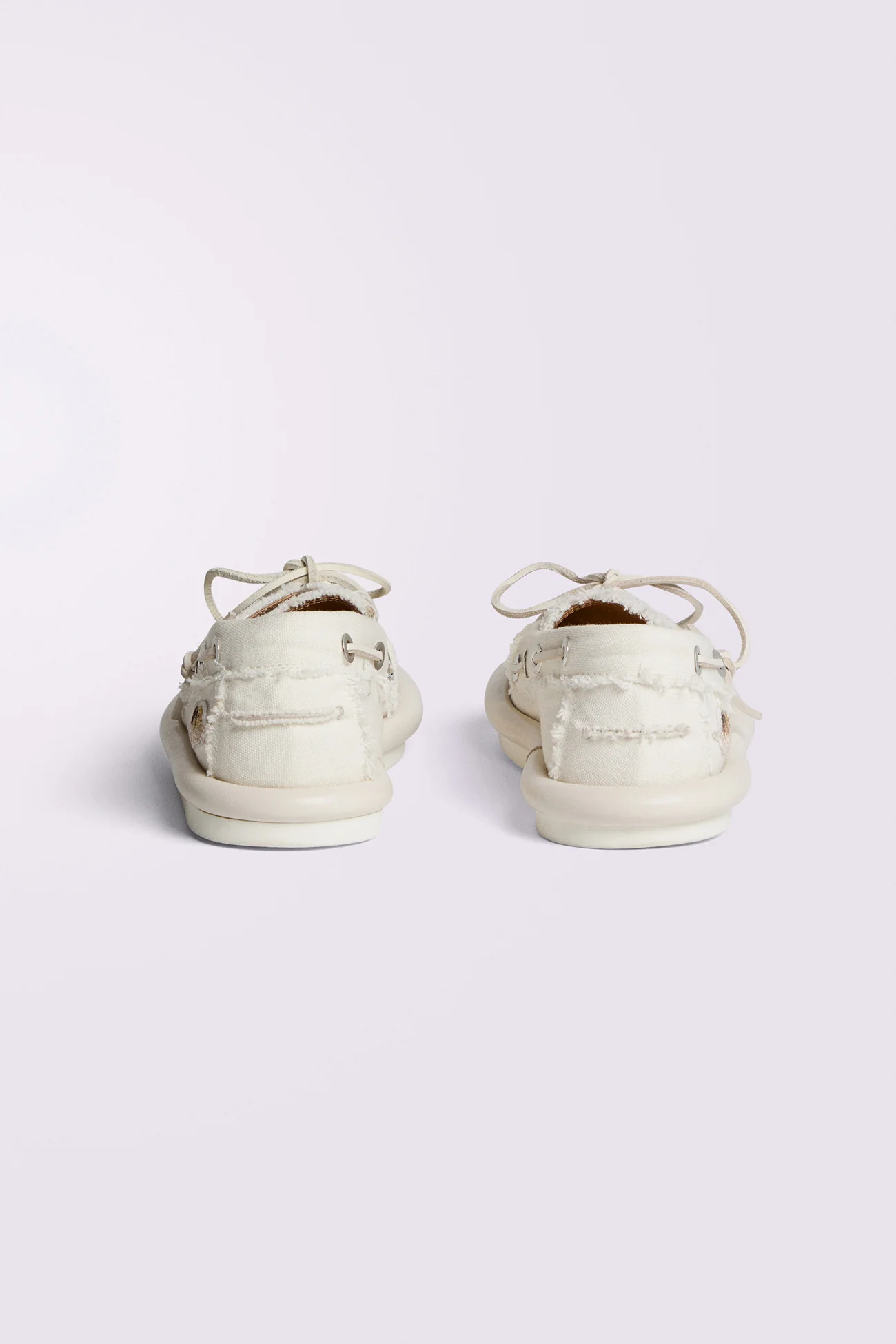Women's Angels Patch Boat Shoes White - Image 4