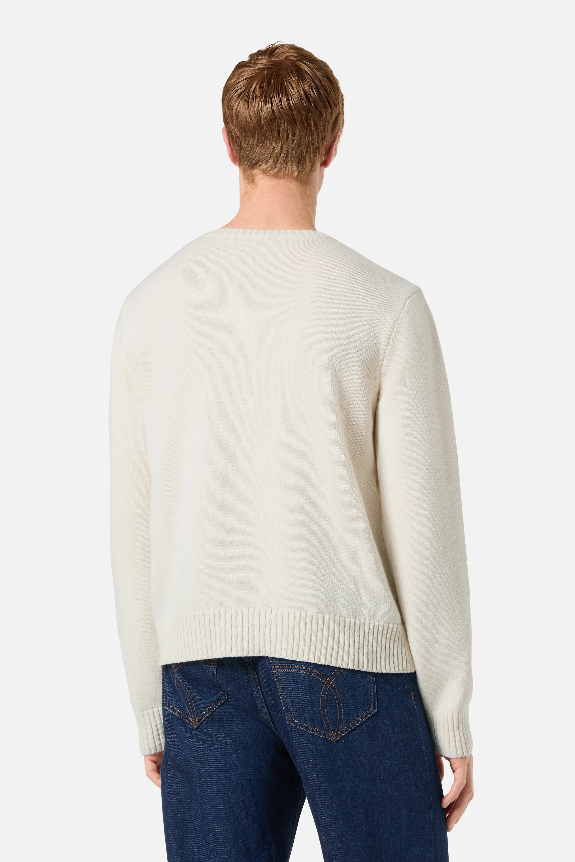 Angels Patch Merino Jumper Cream - Image 5